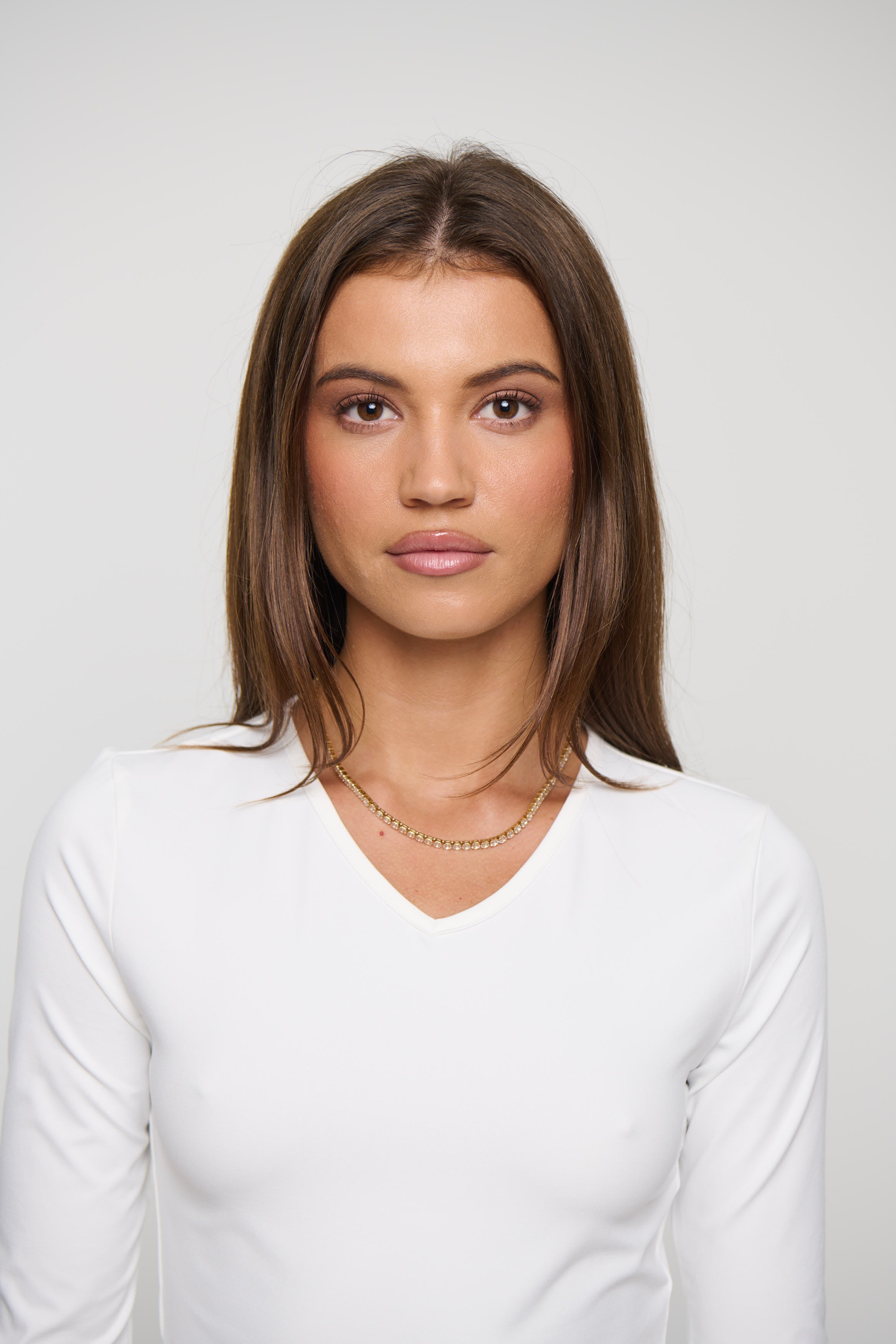 Tennis Necklace 18K Gold Plated