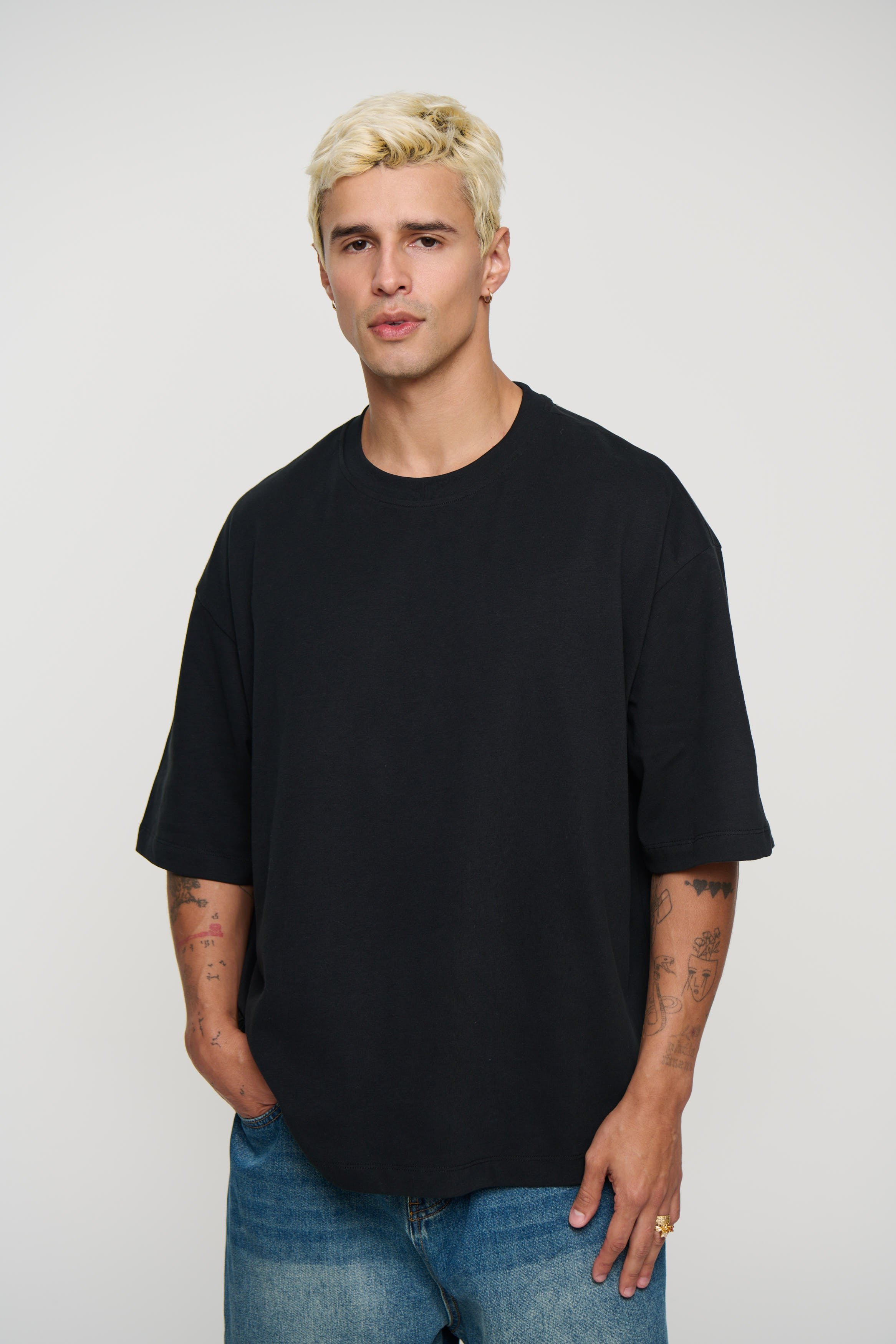 230G Cotton Premium Tee Black