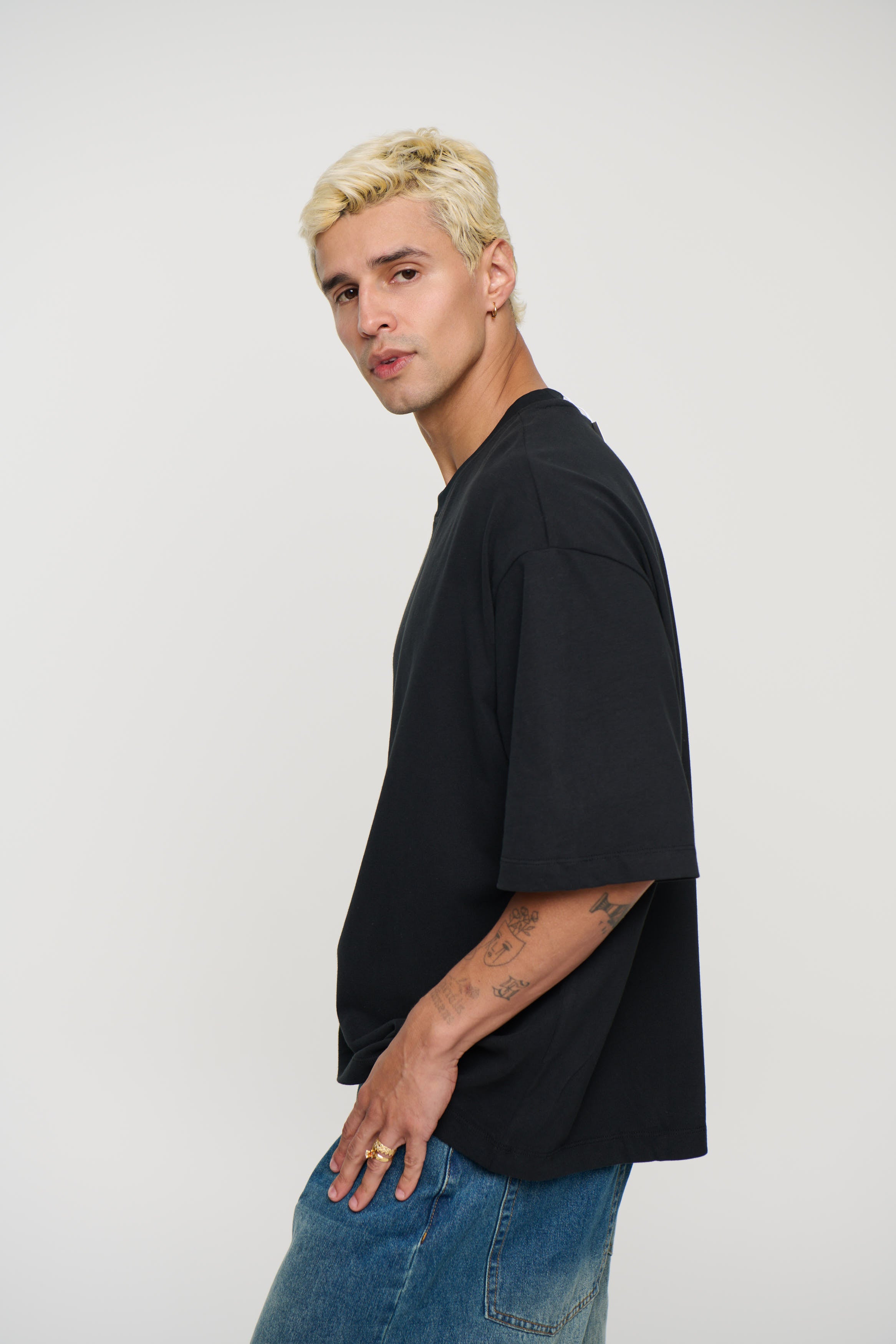 230G Cotton Premium Tee Black