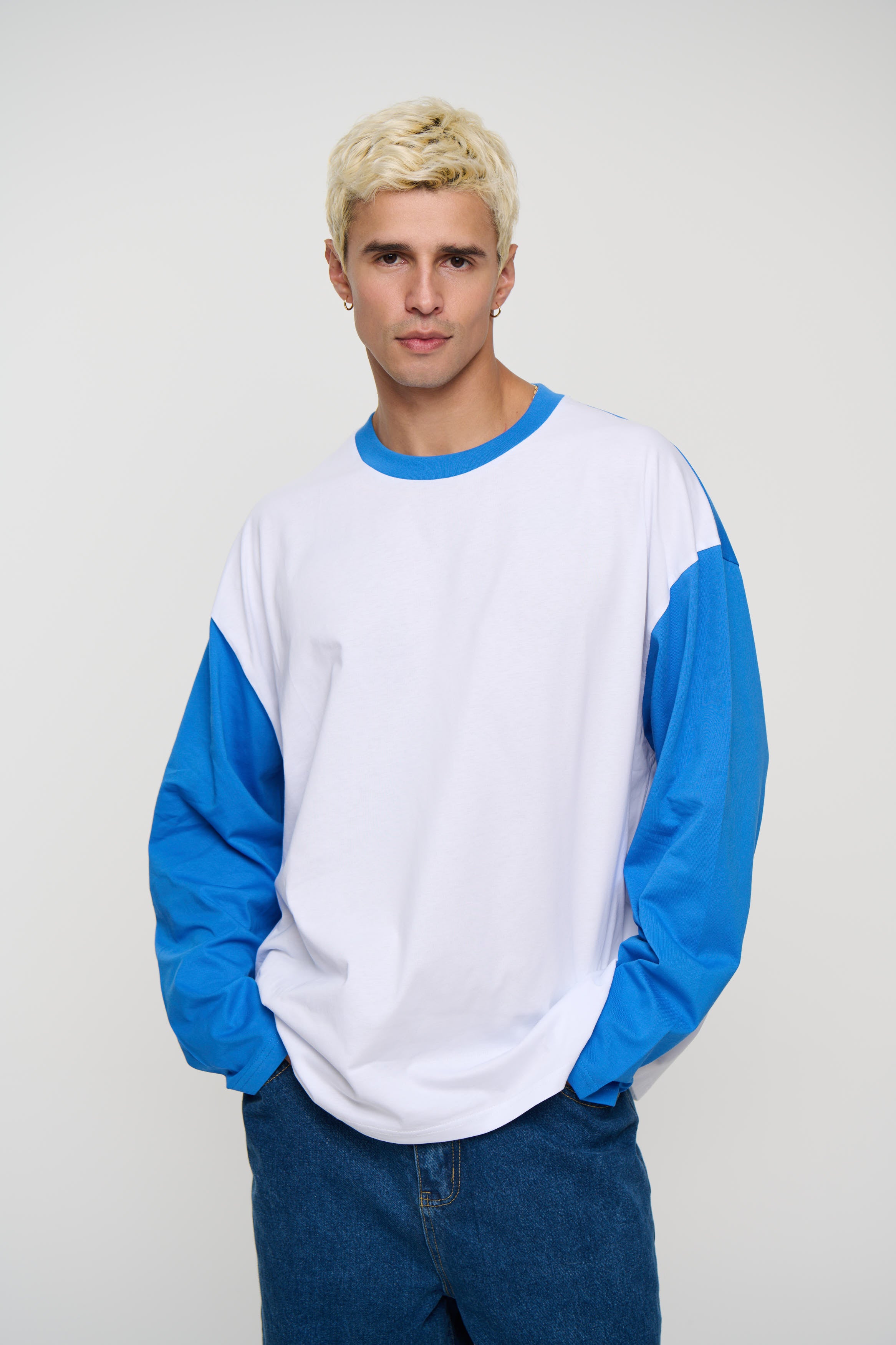 Raglan Long Sleeve Blue