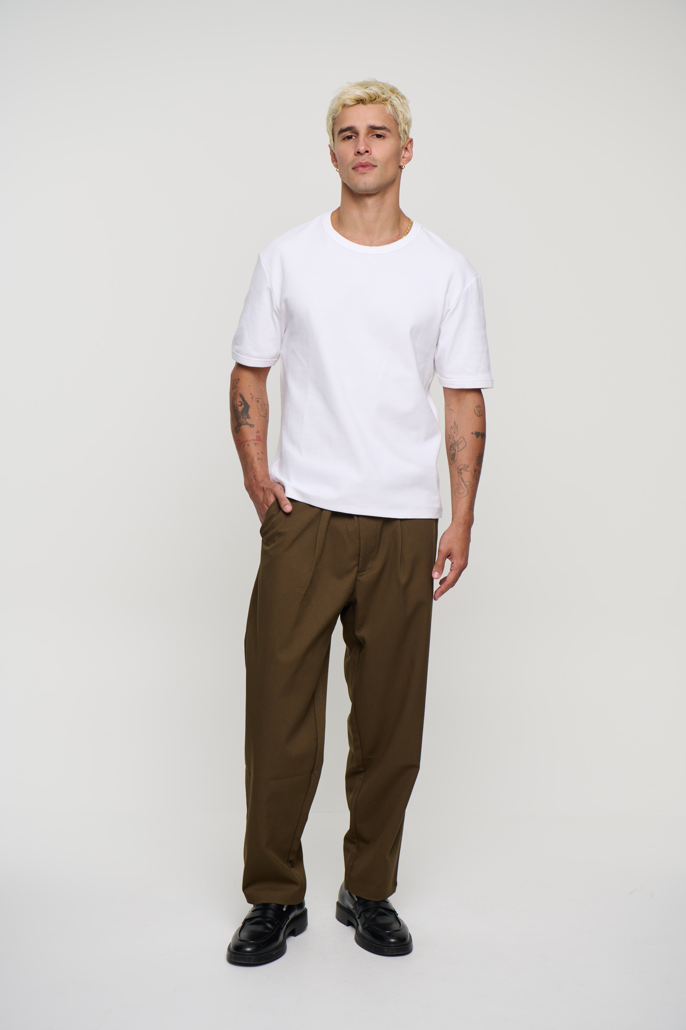 Luke Flow Pant Choc