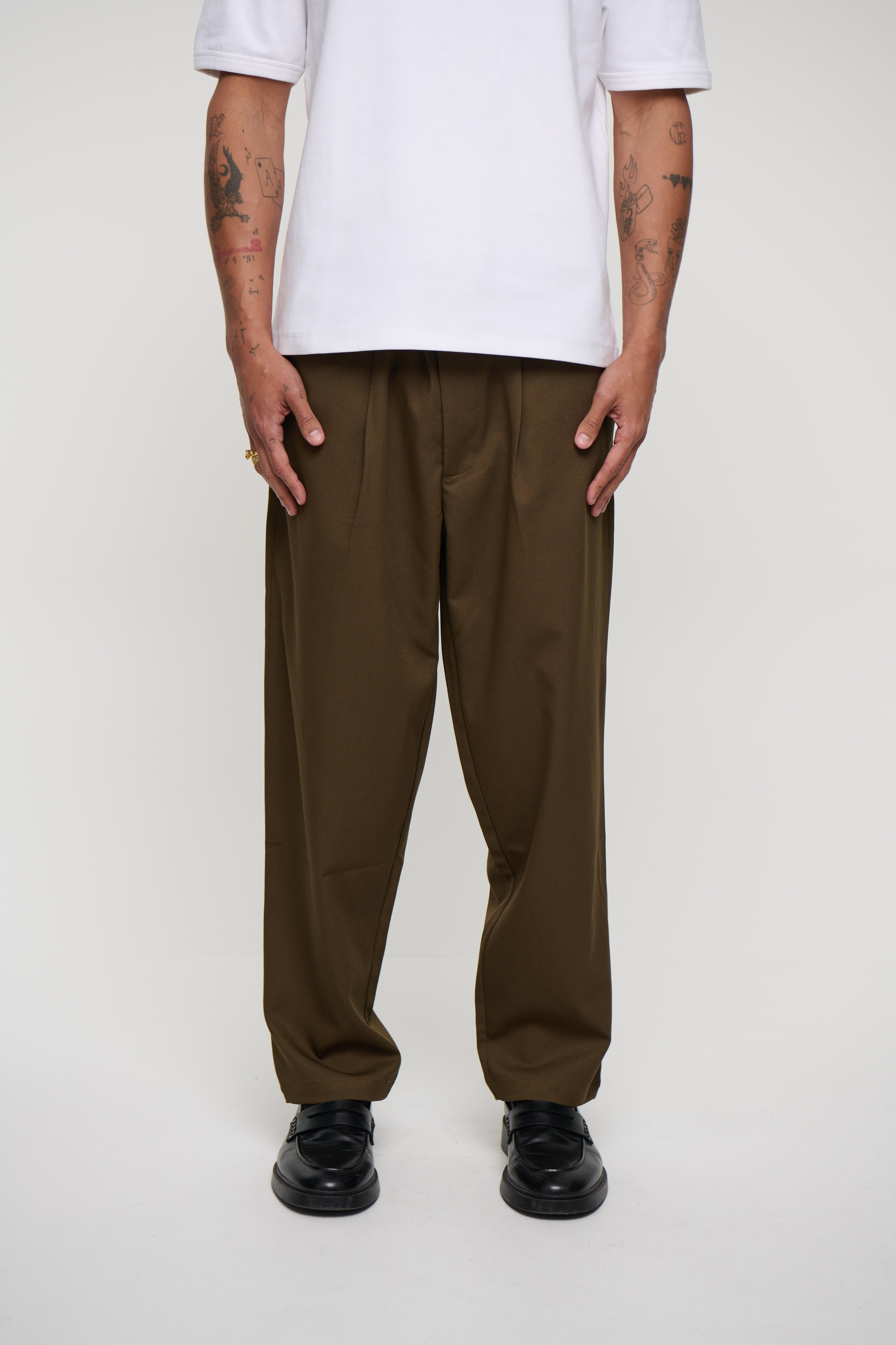 Luke Flow Pant Choc