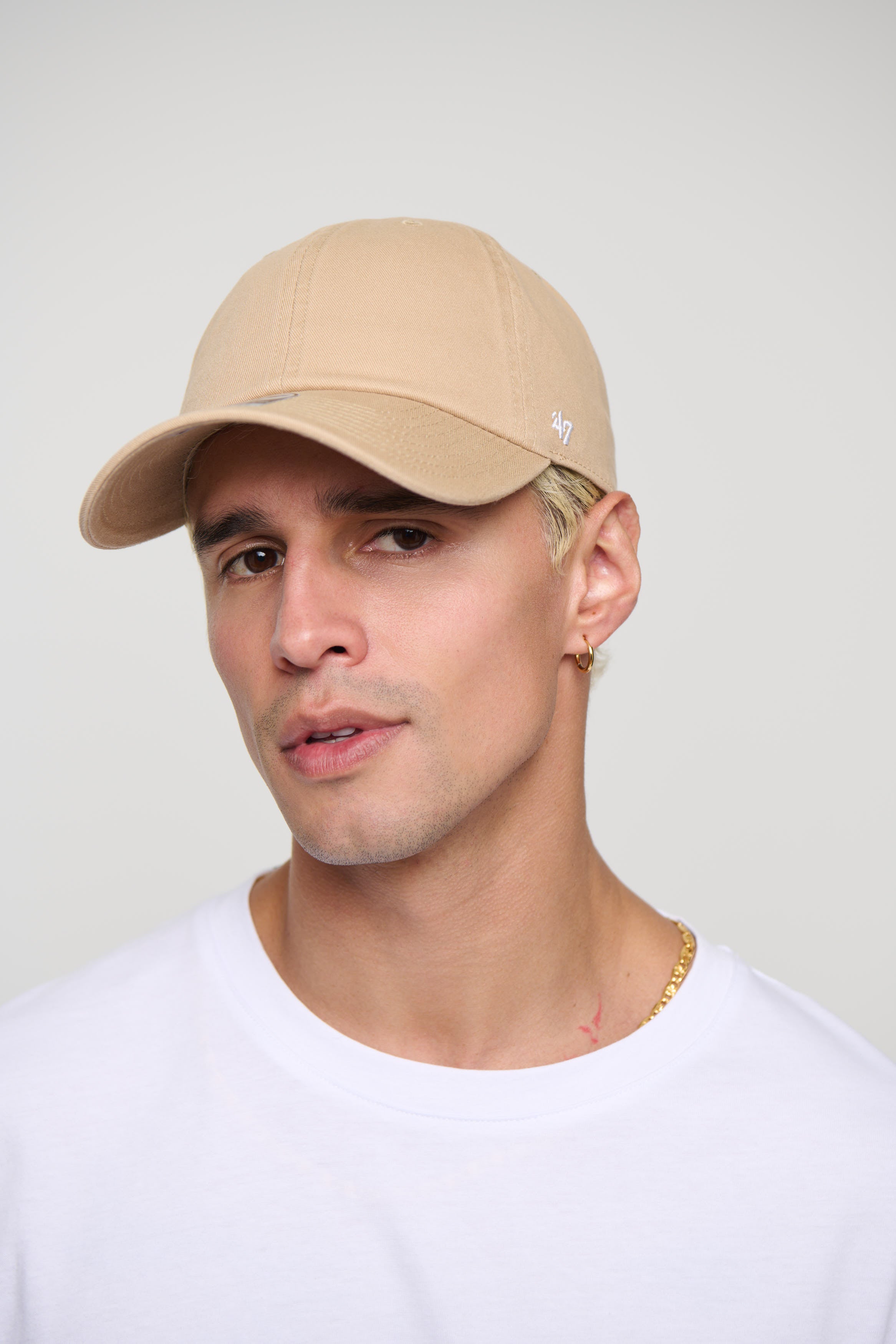 47' Blank Clean Up Cap Khaki