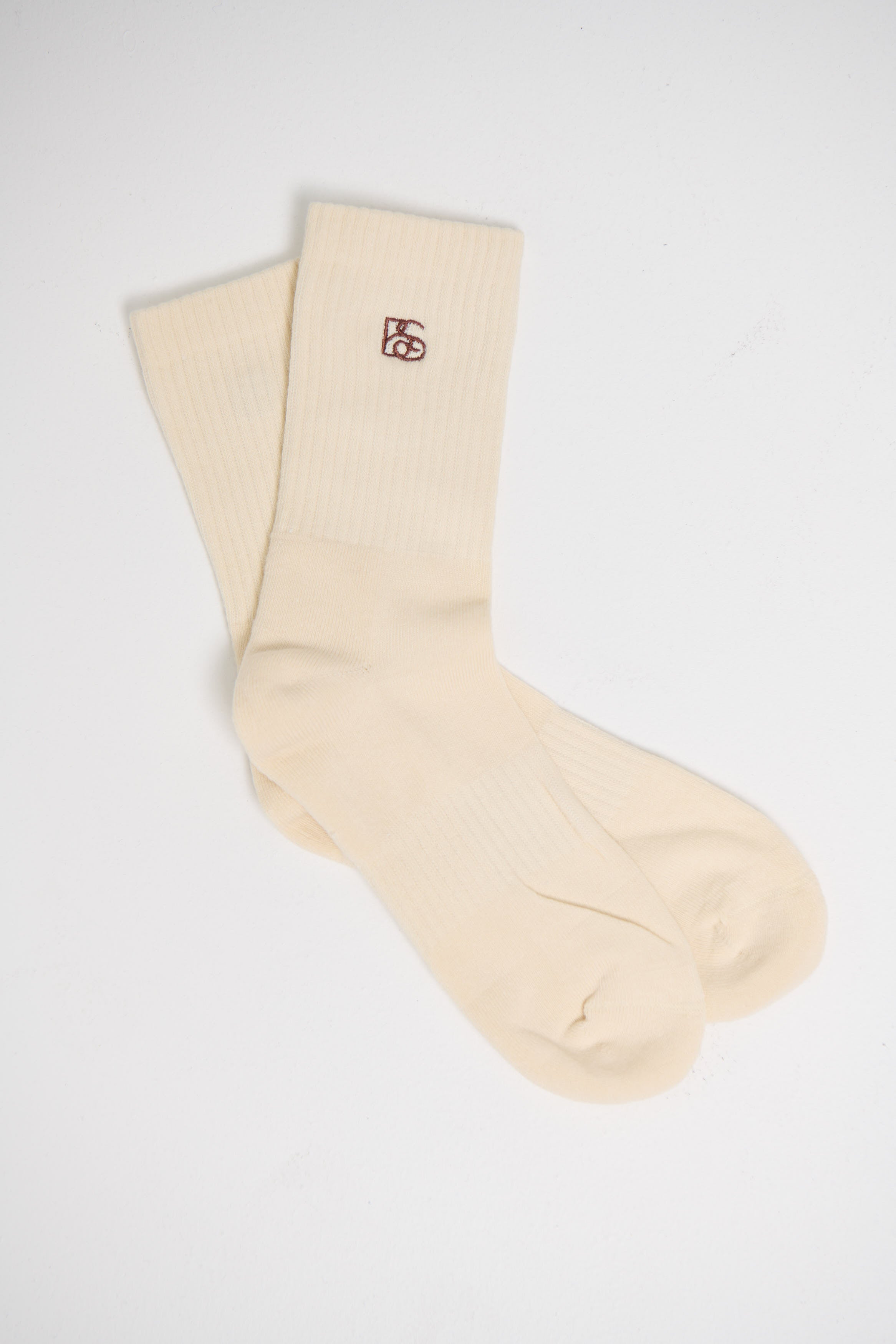 Combed Cotton Sock Ivory