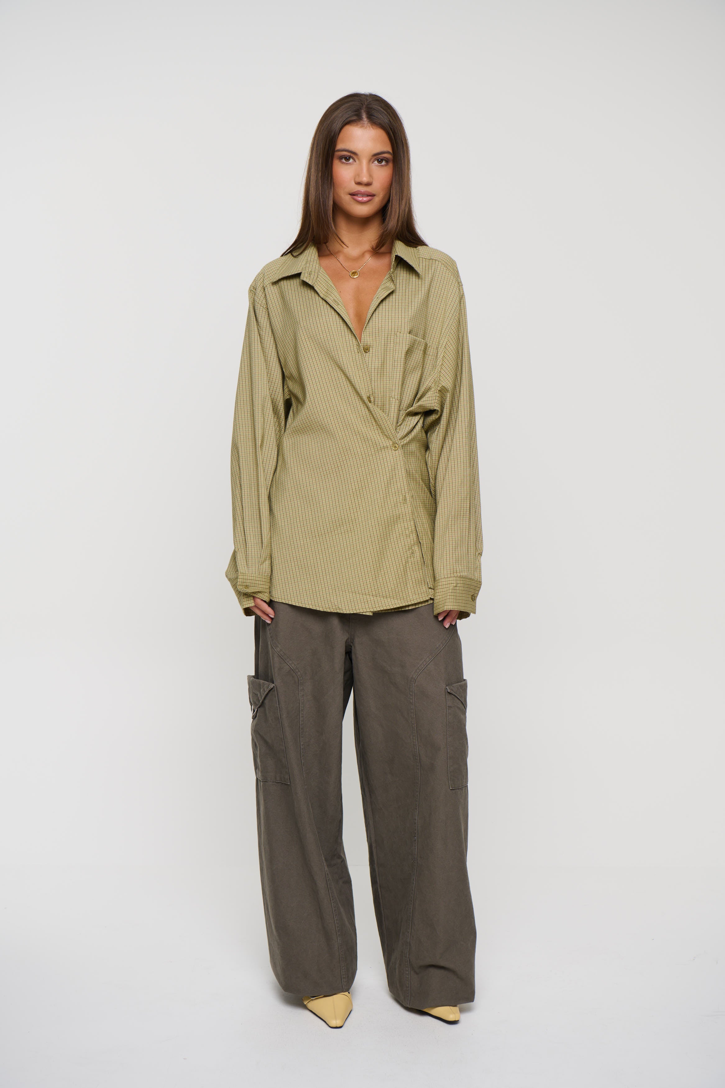 Notting Hill Shirt Earth Plaid