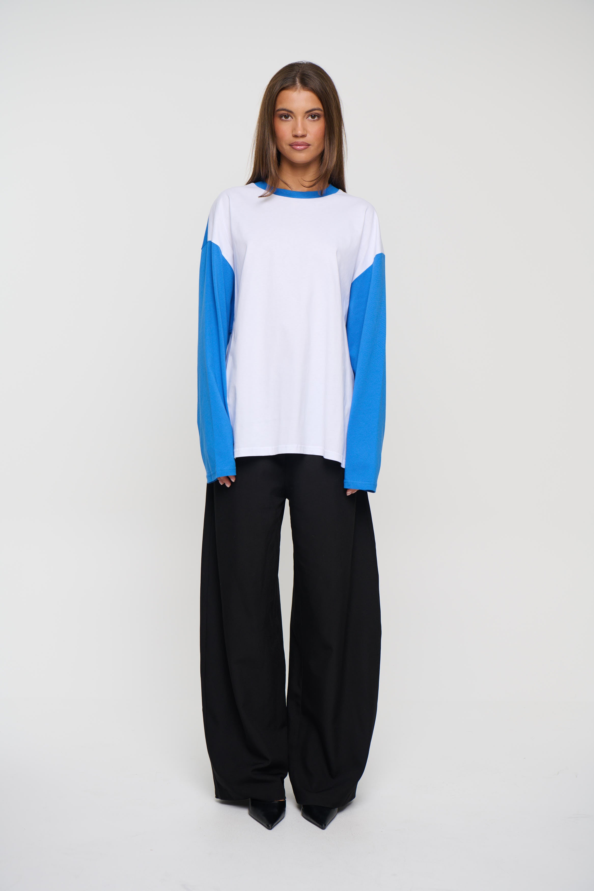 Unisex Raglan Long Sleeve Blue