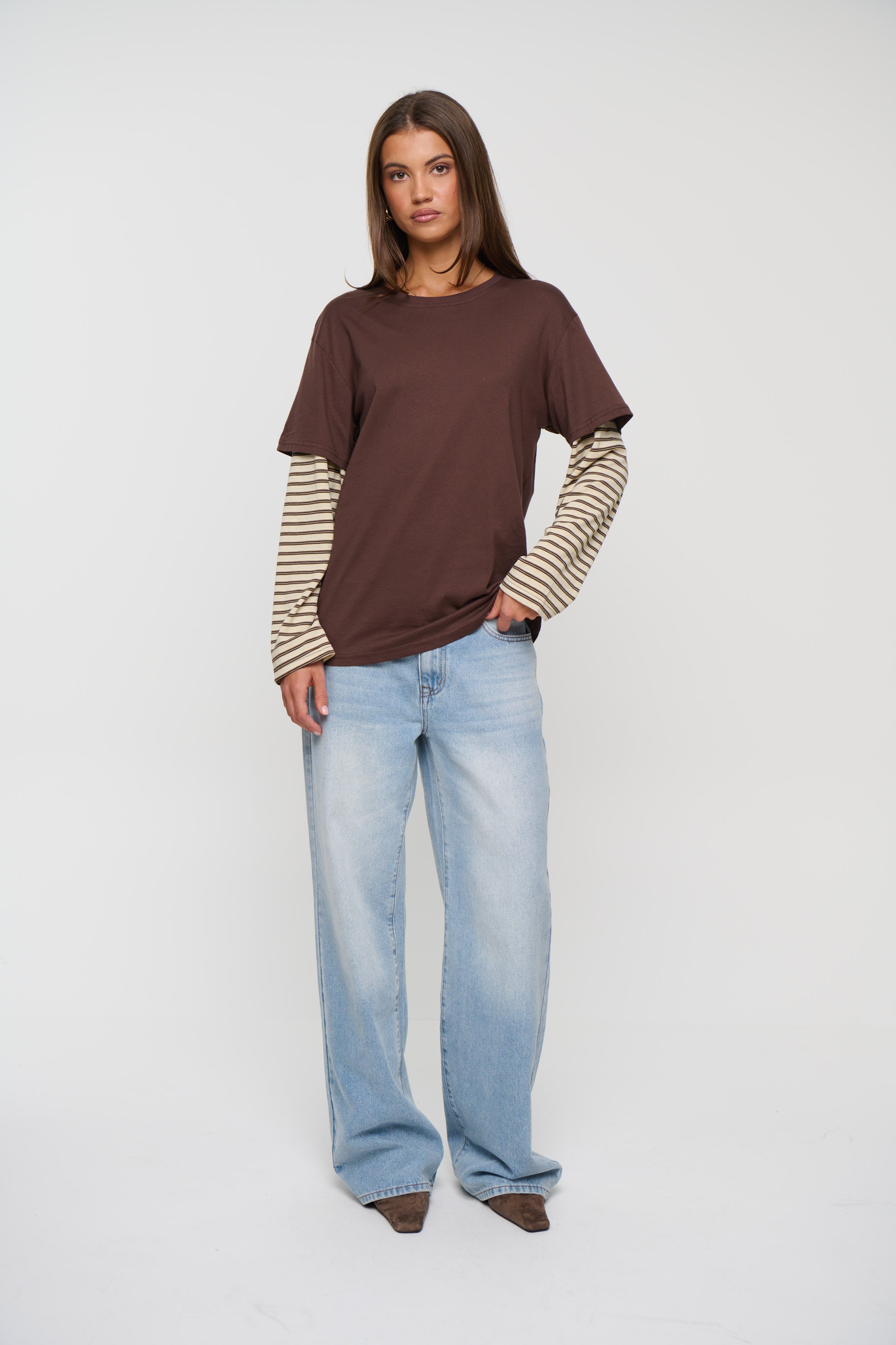 Tatum Long Sleeve Chocolate