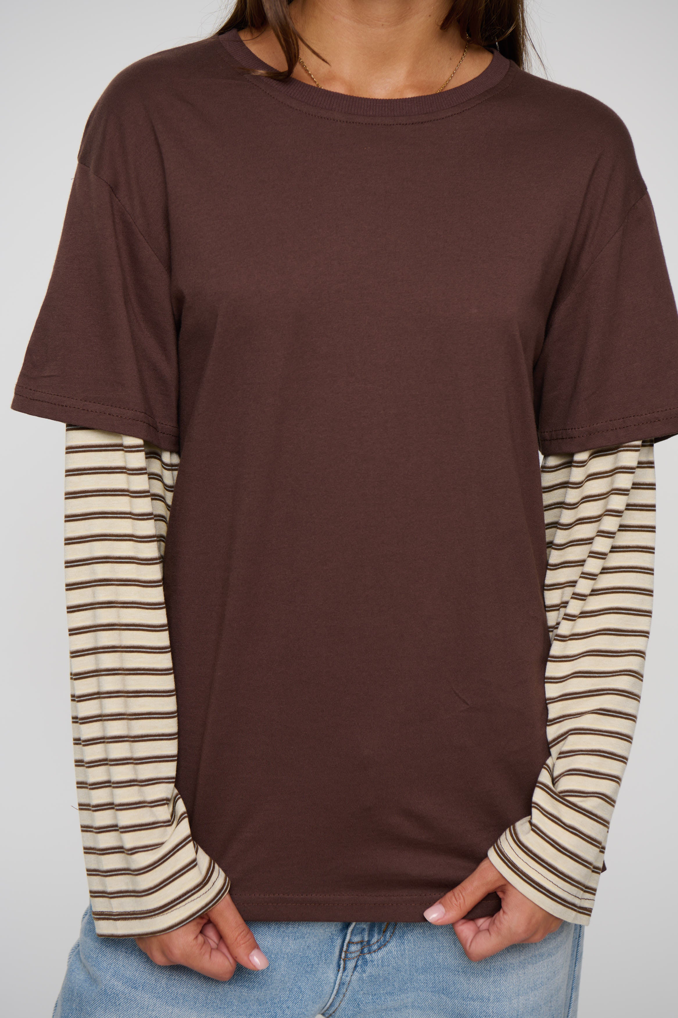Tatum Long Sleeve Chocolate