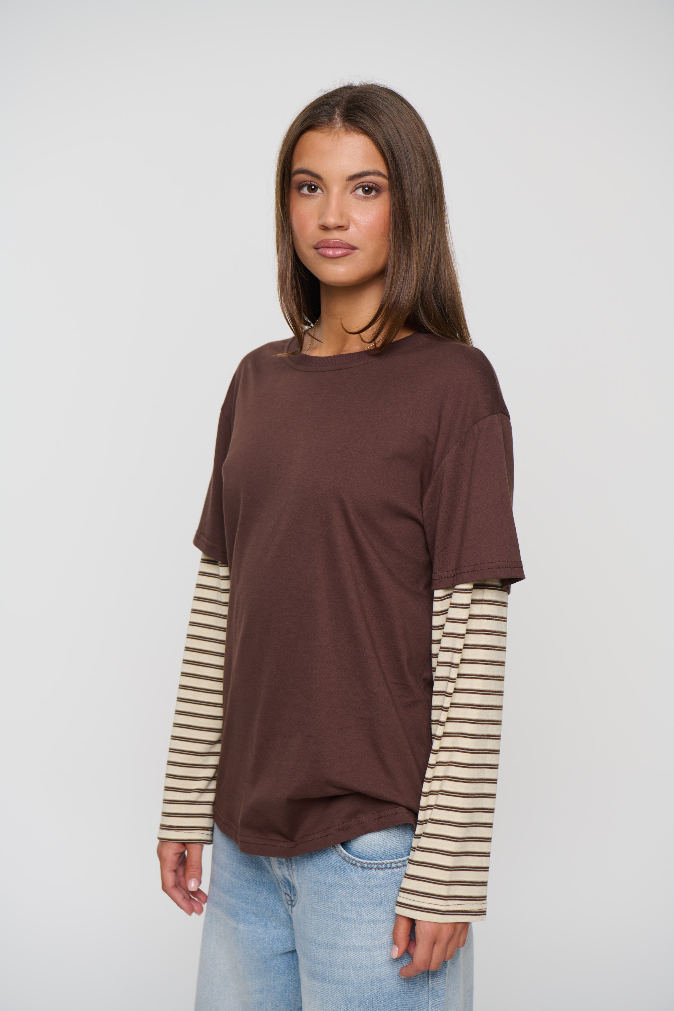 Tatum Long Sleeve Chocolate
