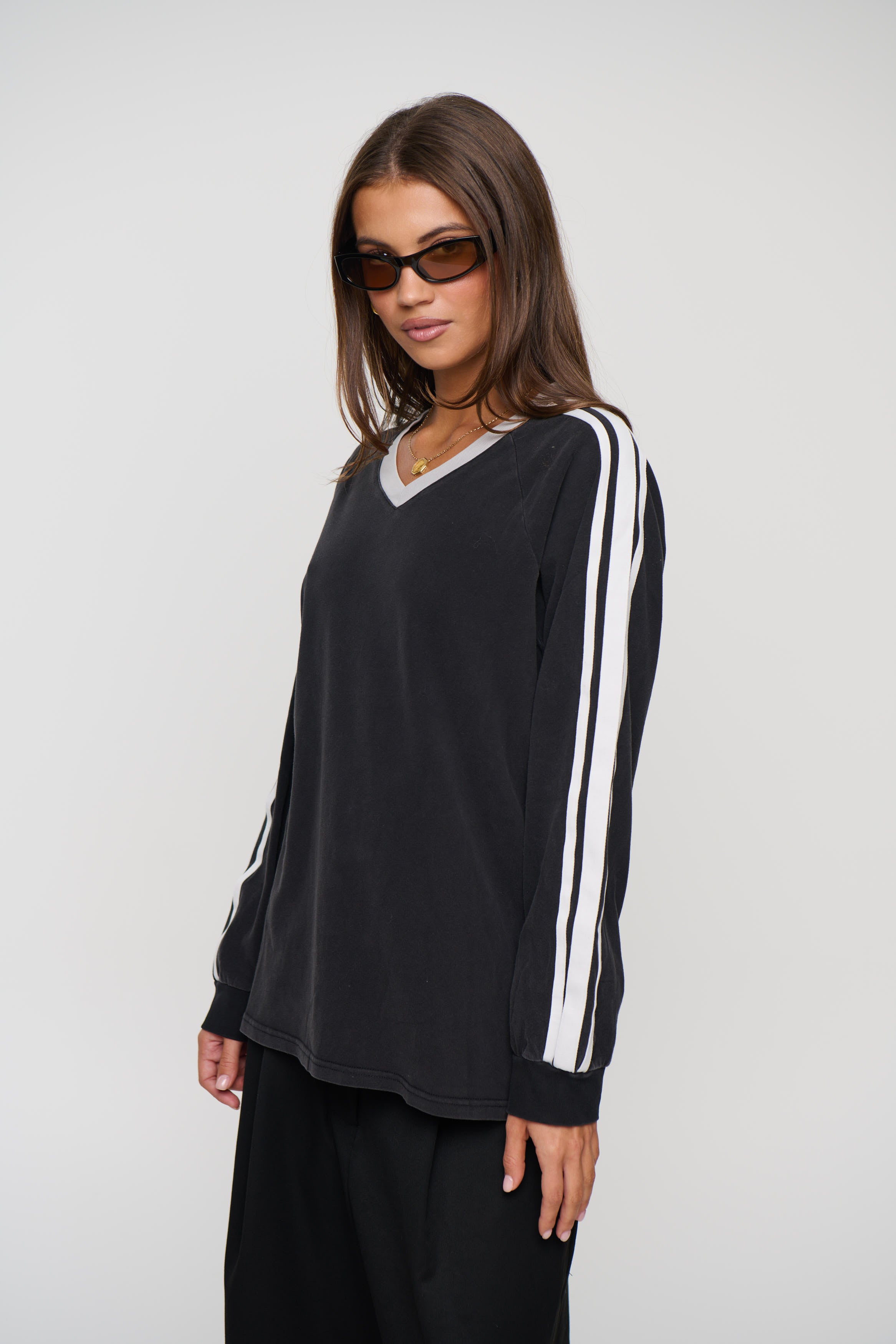 All Stars Long Sleeve Washed Noir