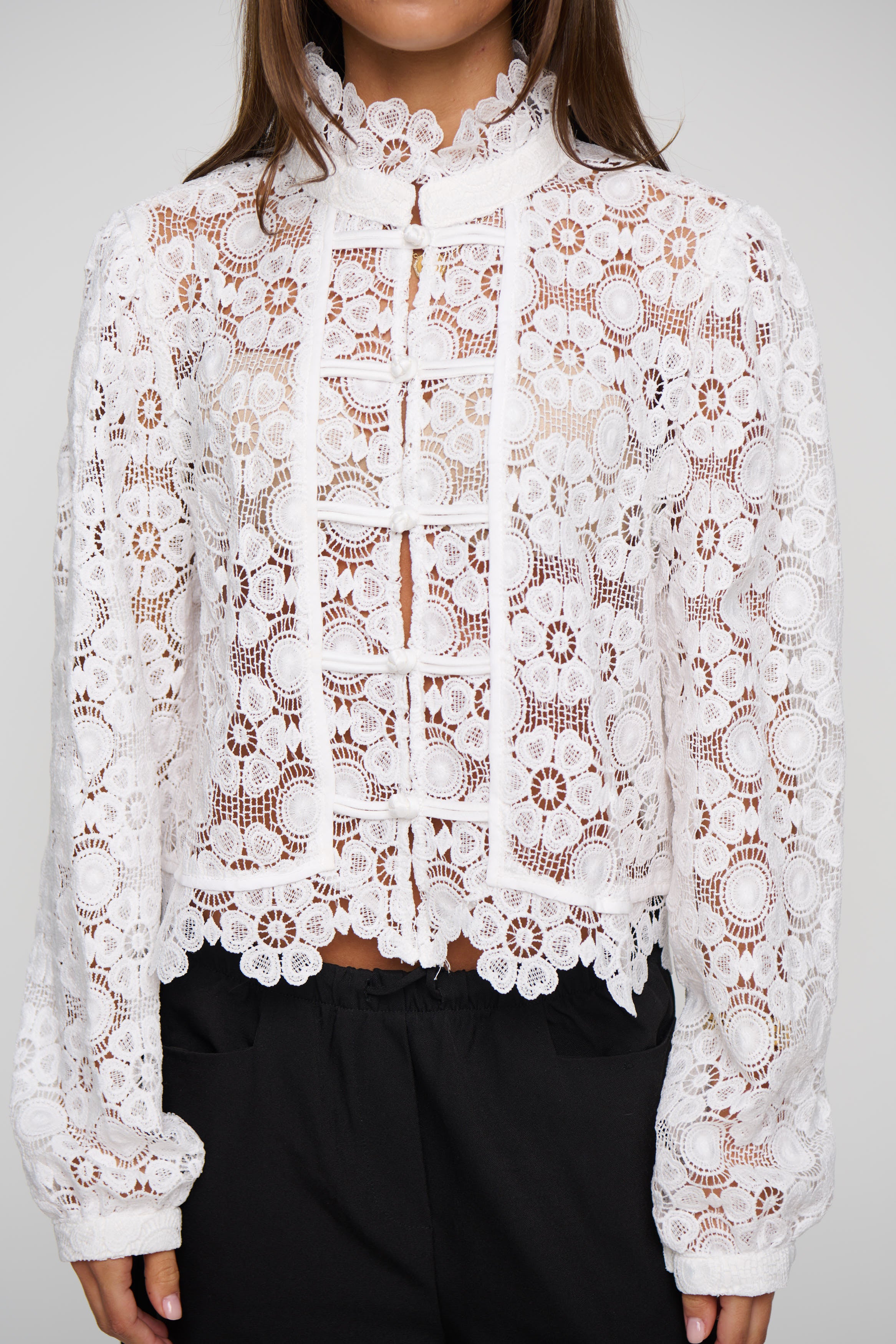 Overtime Blouse Porcelain