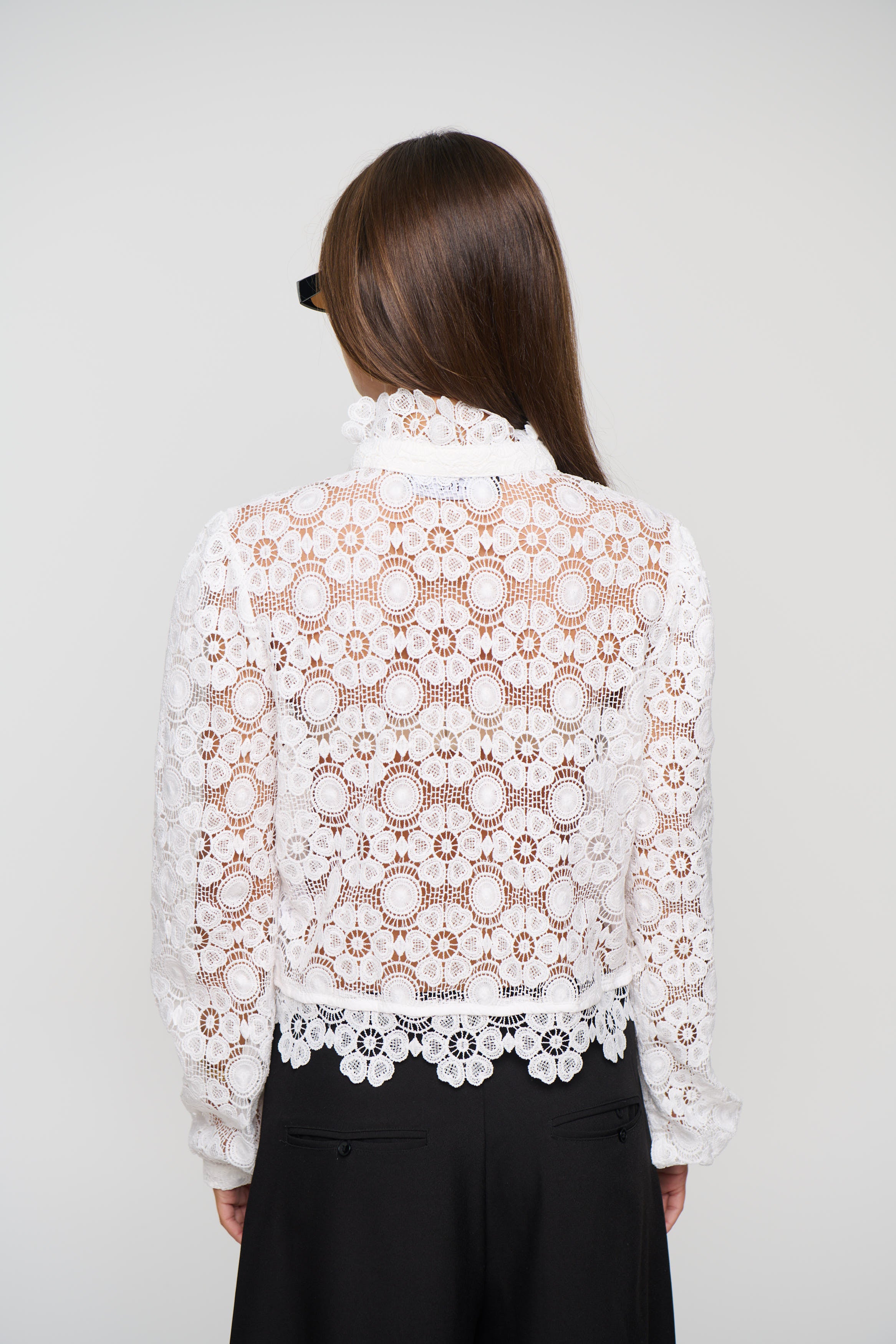 Overtime Blouse Porcelain