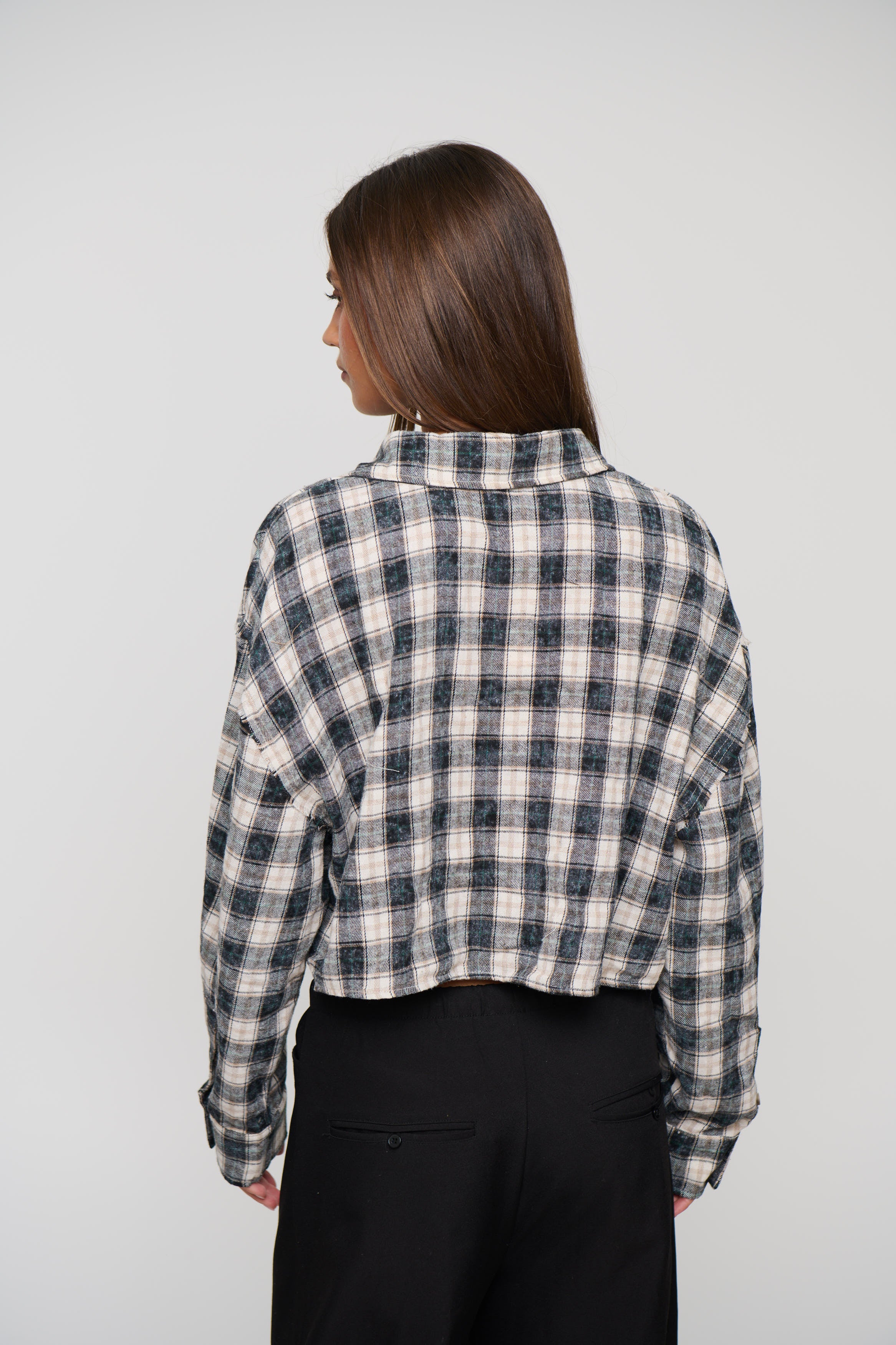 Kade Shirt Stone Plaid