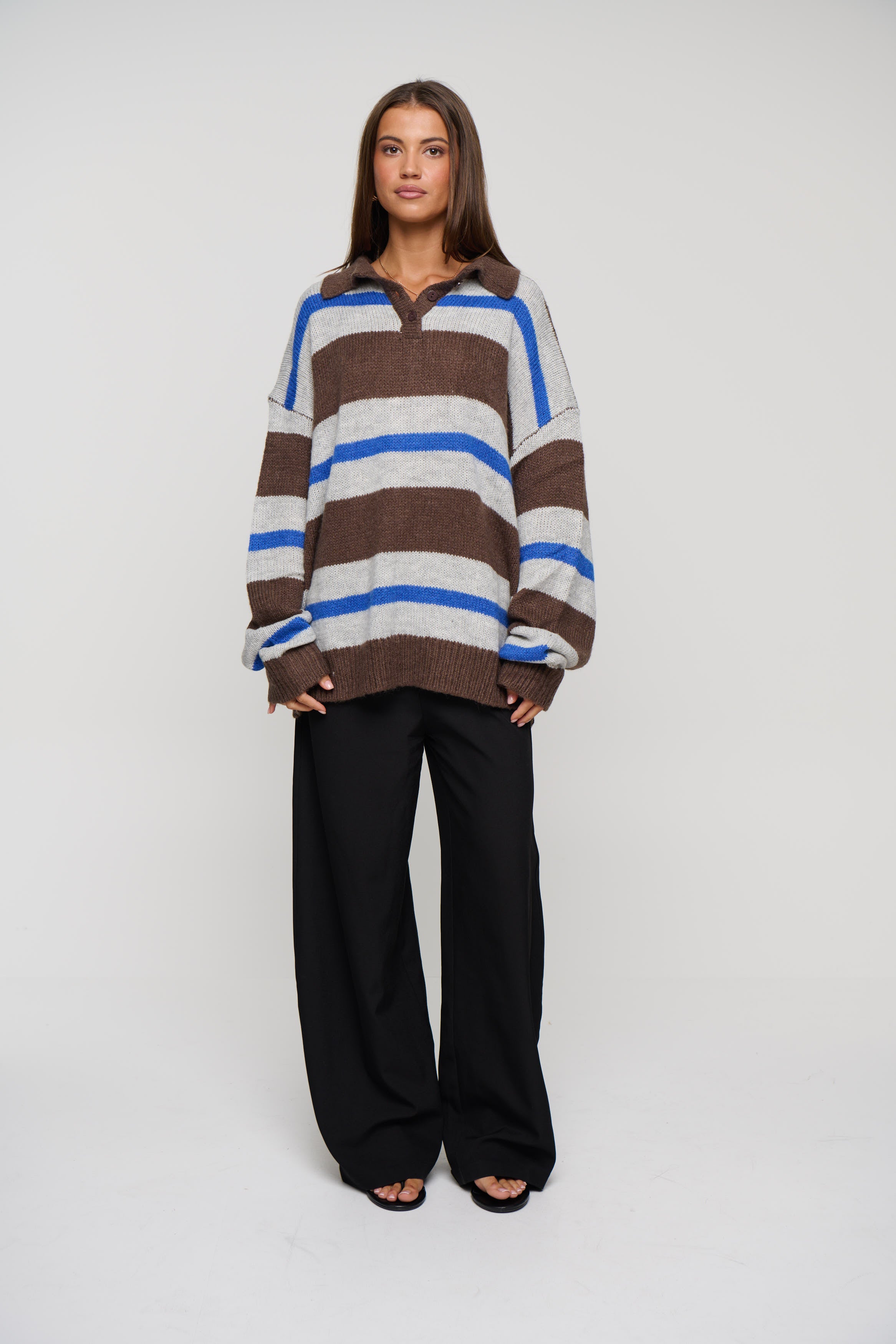 Rising Sun Jersey Brown Stripe