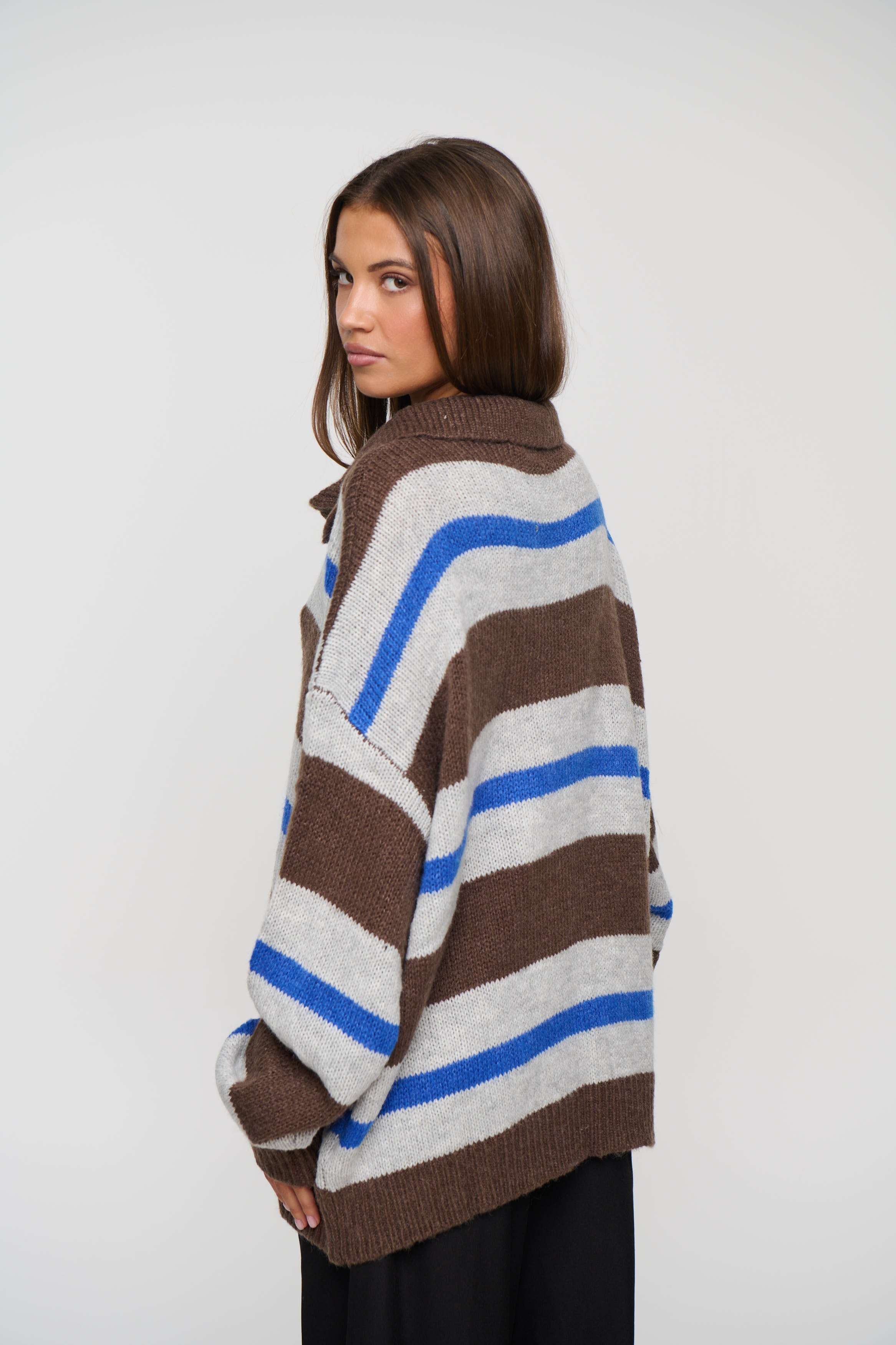 Rising Sun Jersey Brown Stripe