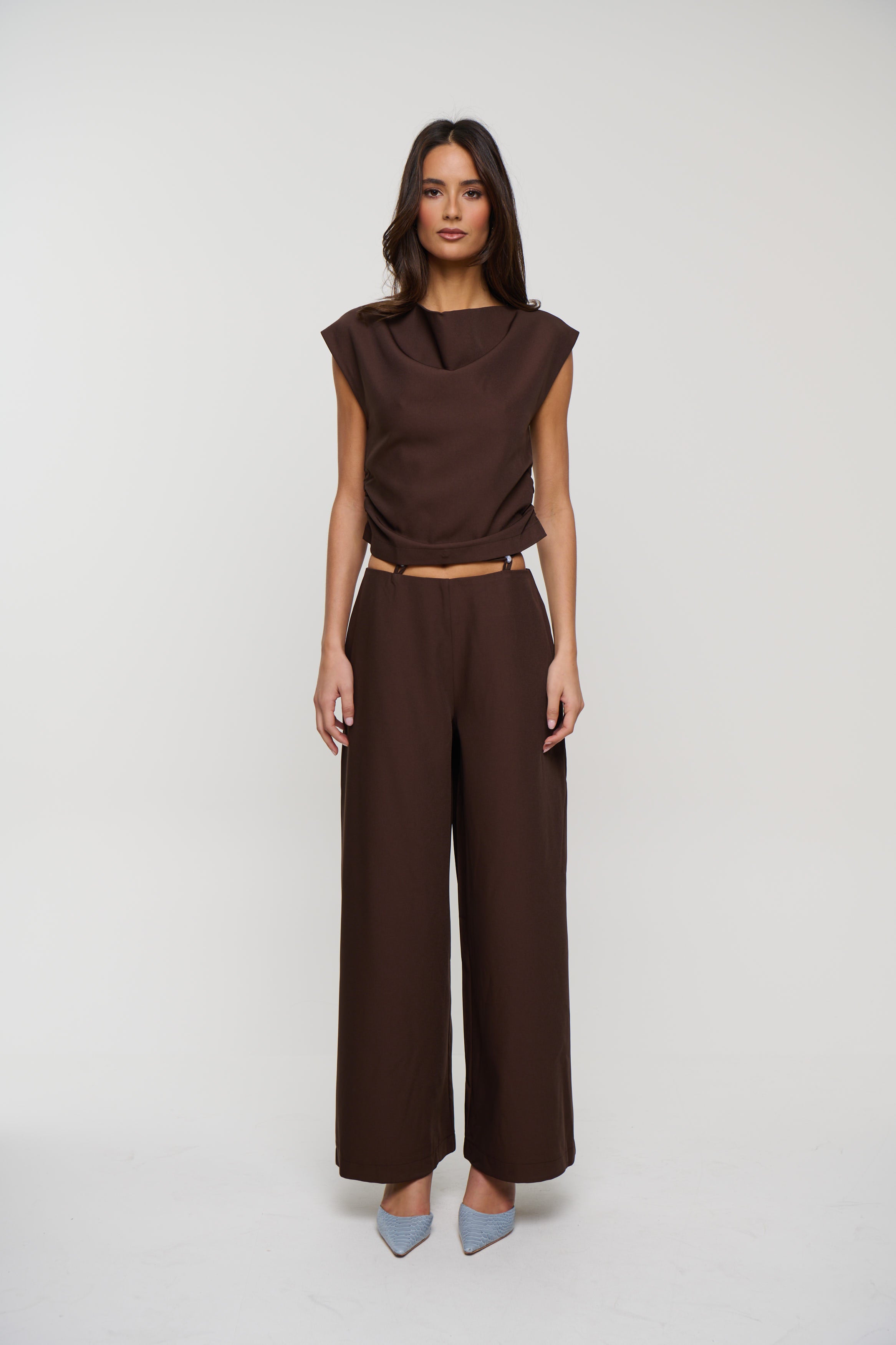 Monica Top Chocolate