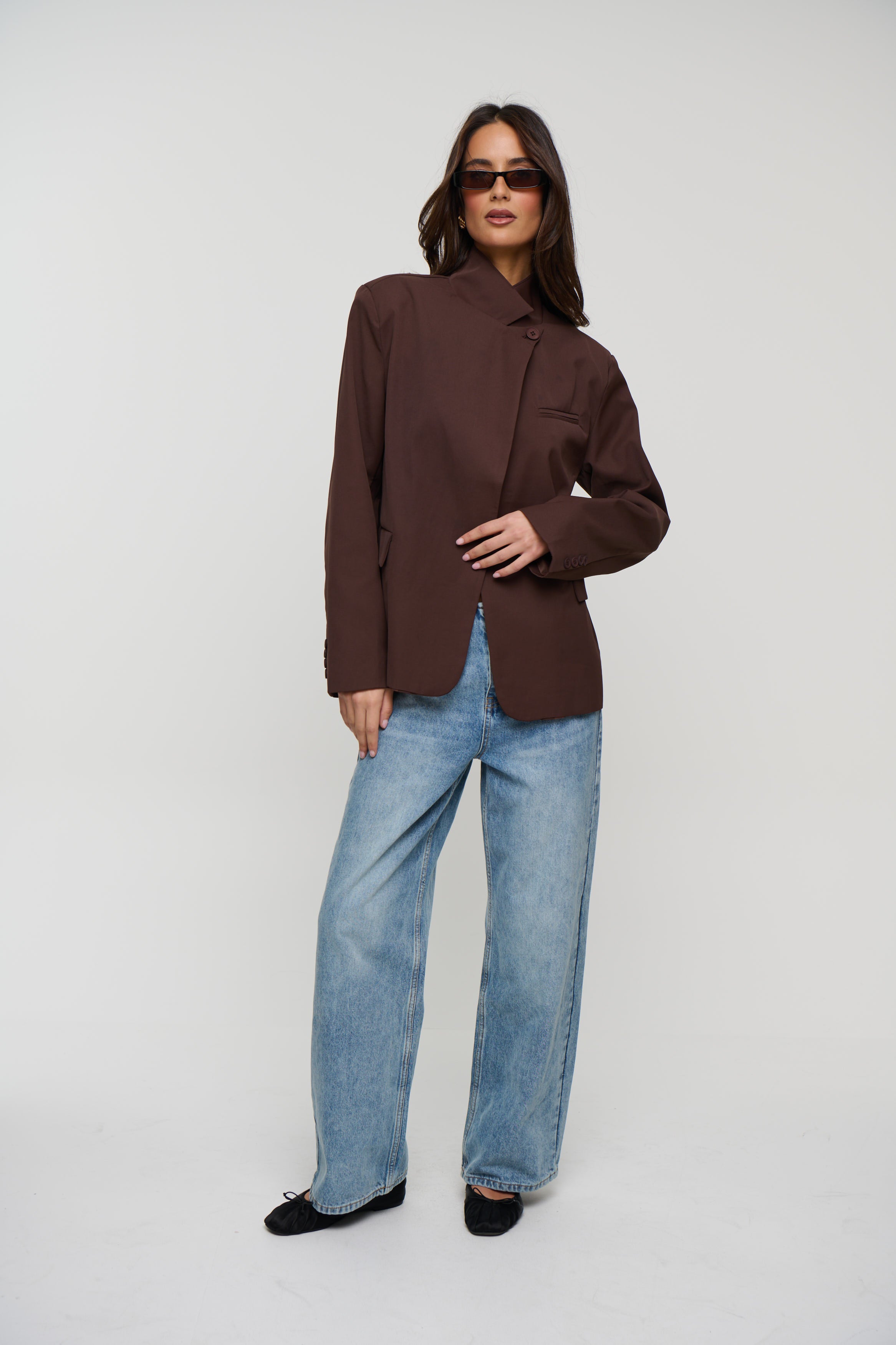 Florencia Blazer Chocolate