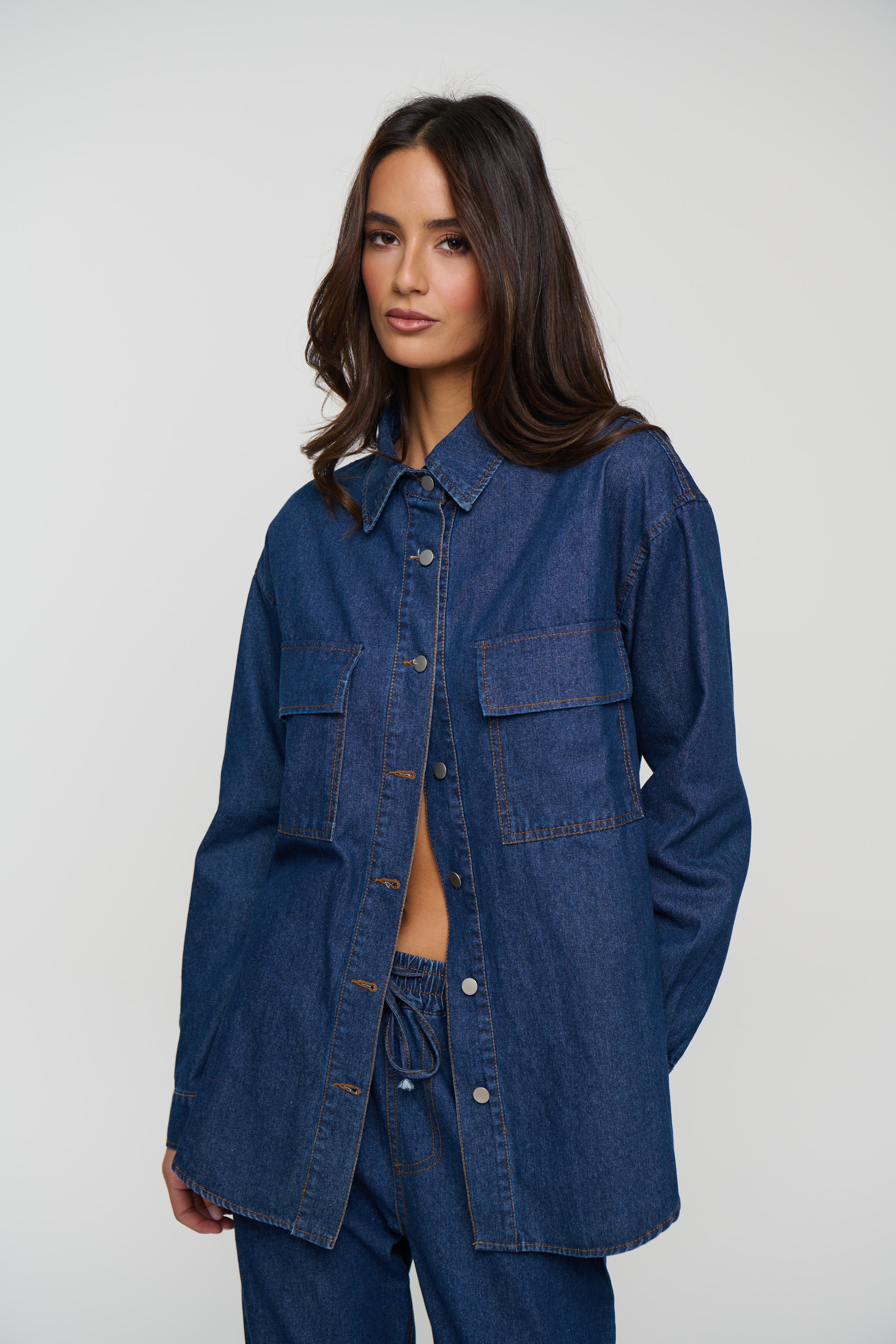 Milan Denim Shirt Indigo