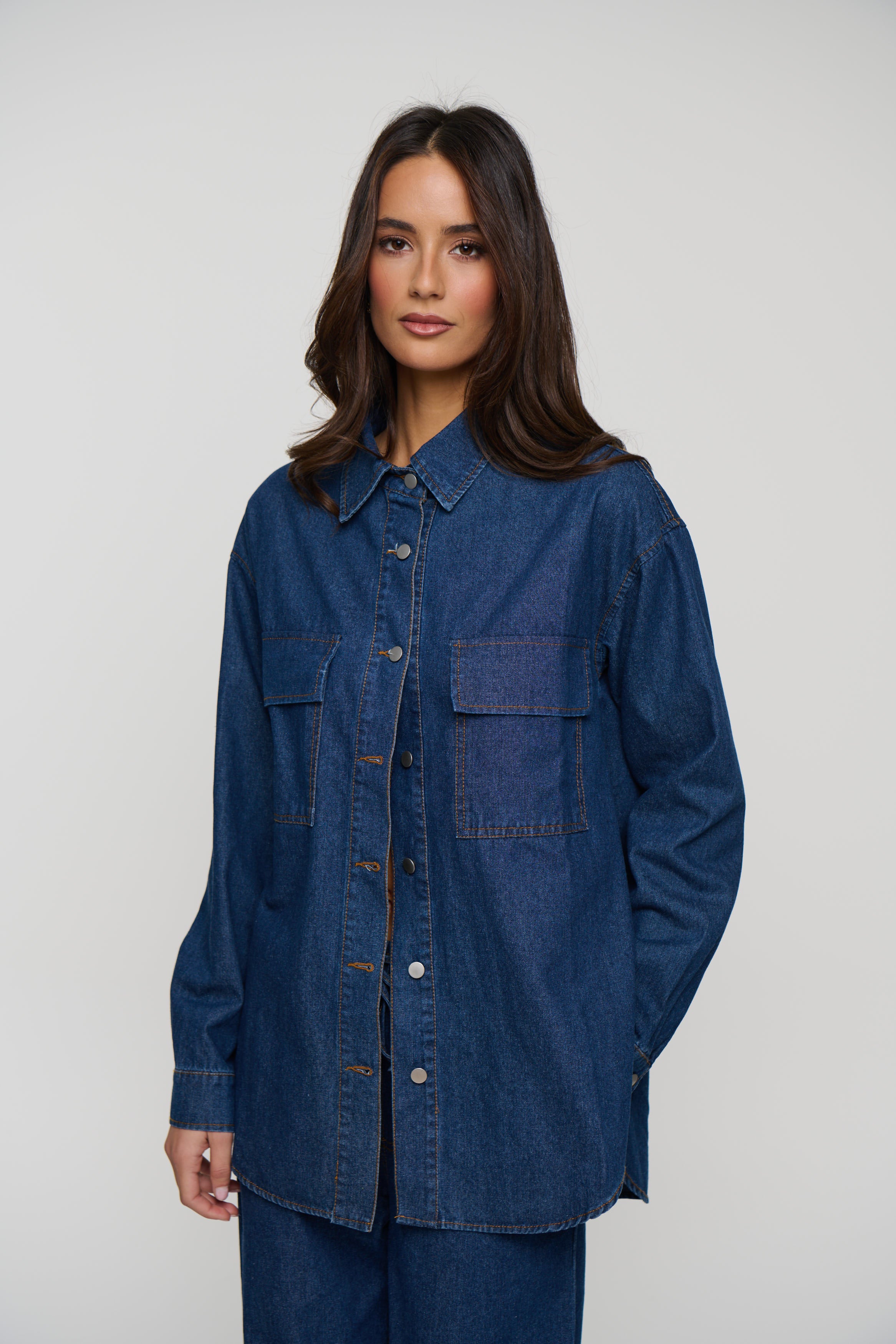 Milan Denim Shirt Indigo