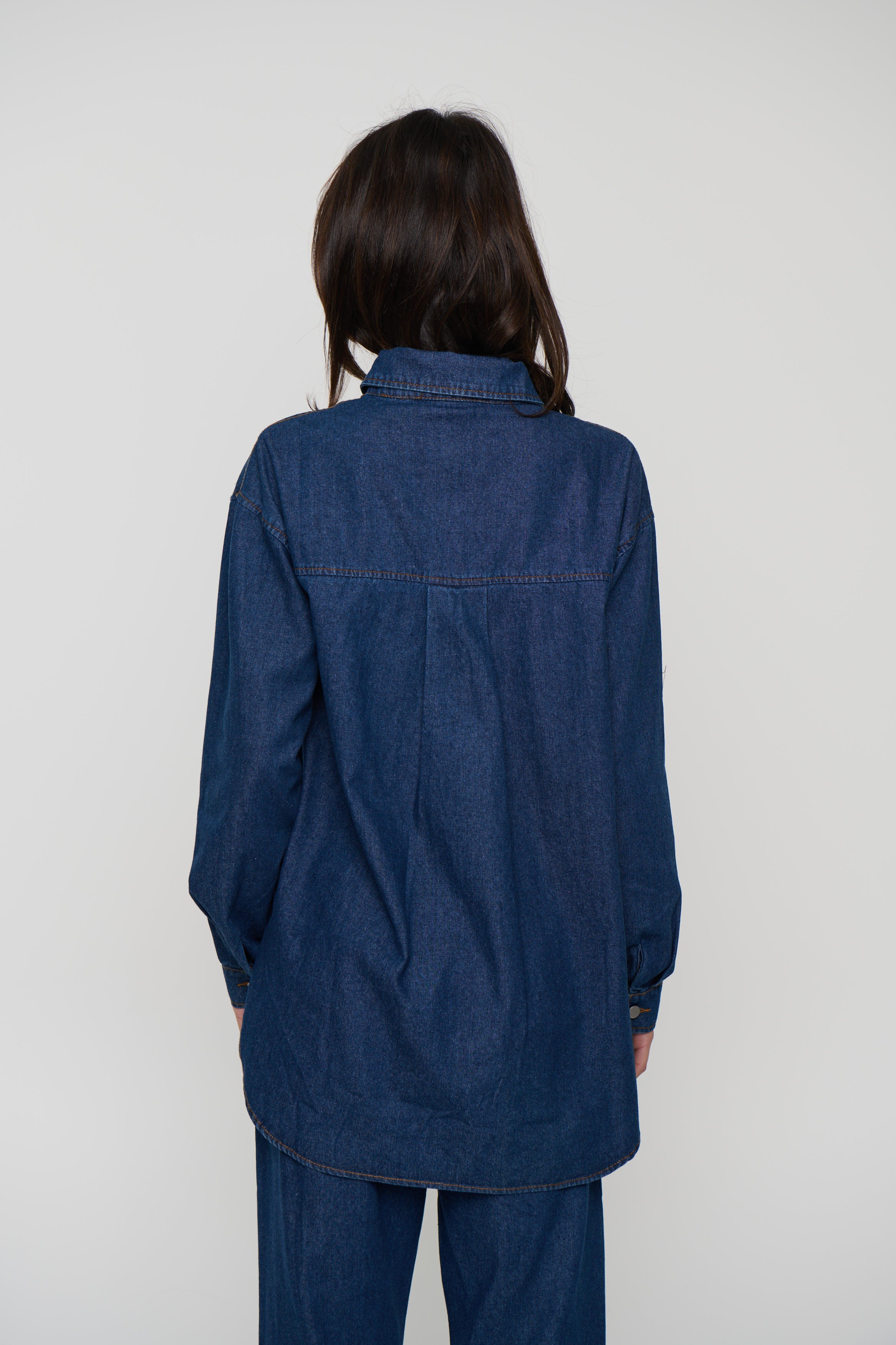 Milan Denim Shirt Indigo