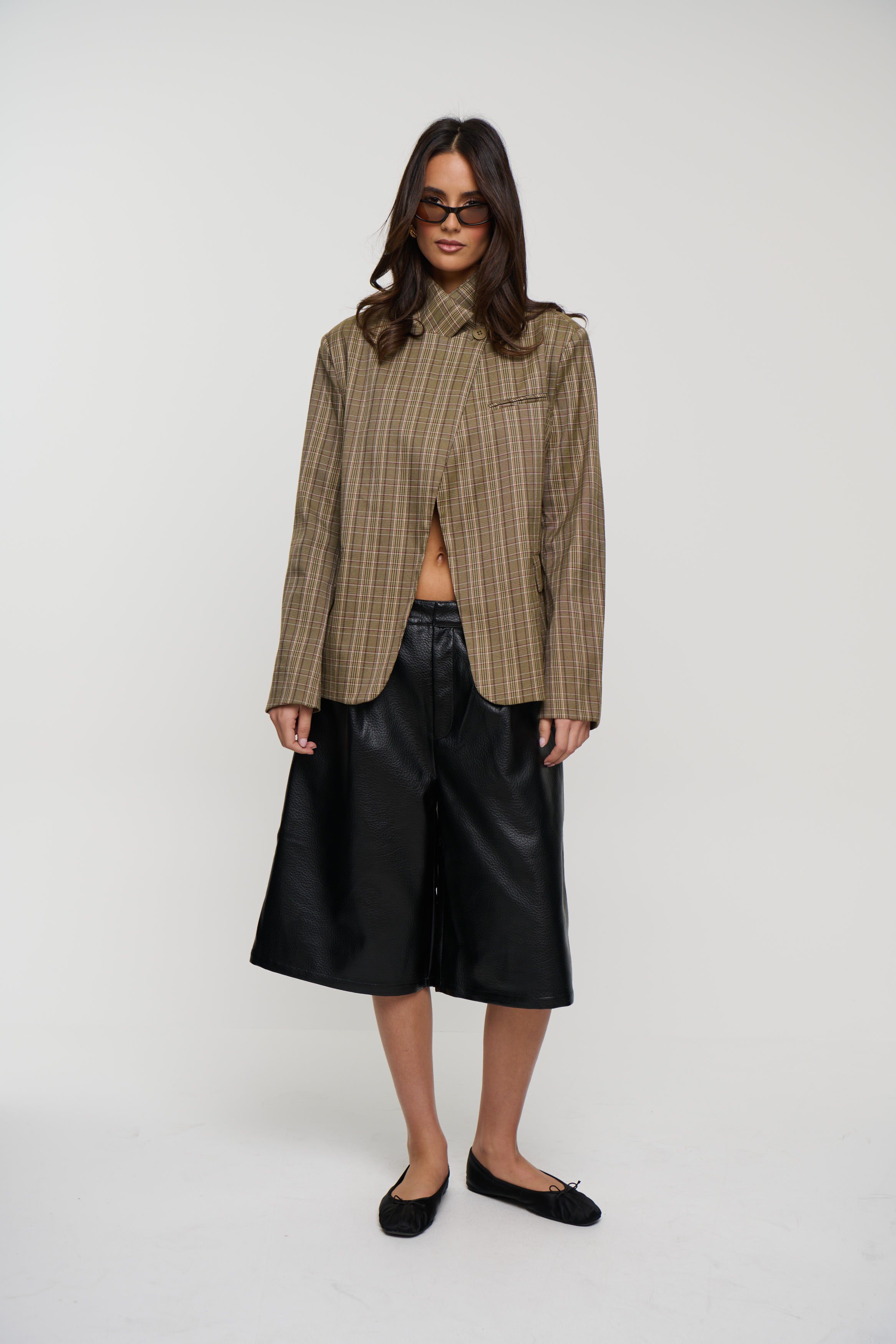 Florencia Blazer Wheat