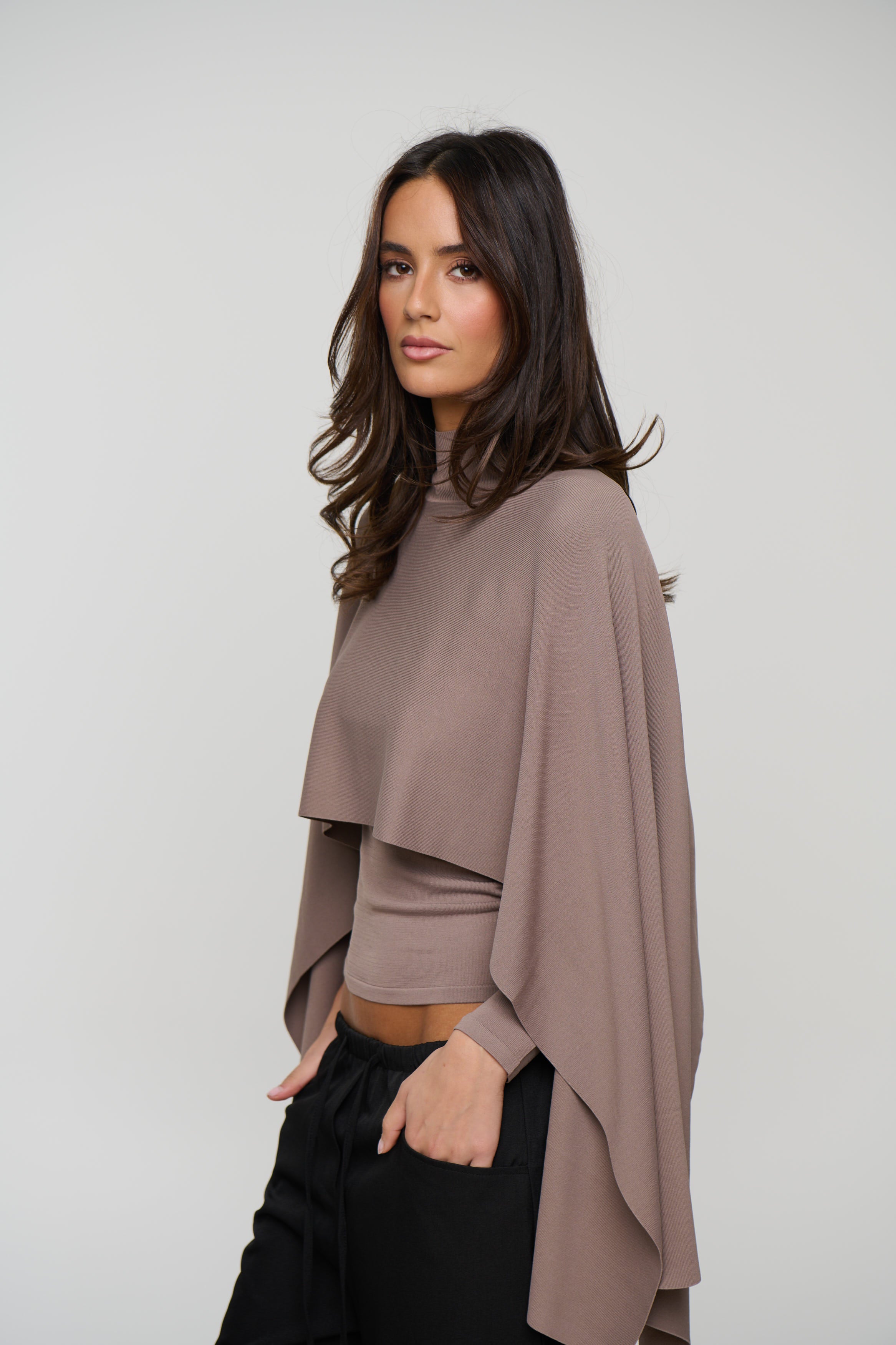 Sorella Poncho Mouse Grey