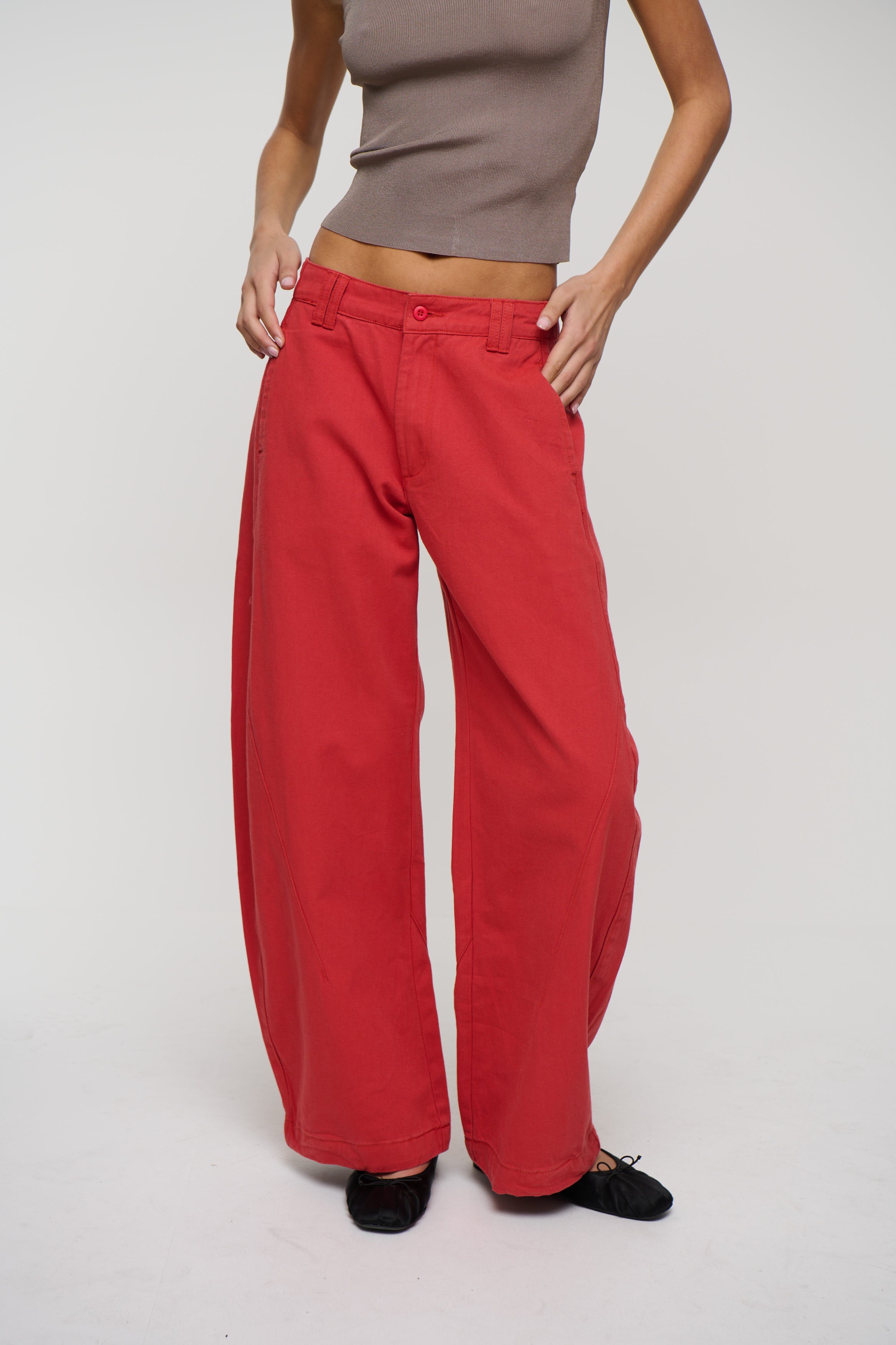 Sideline Jean Crimson