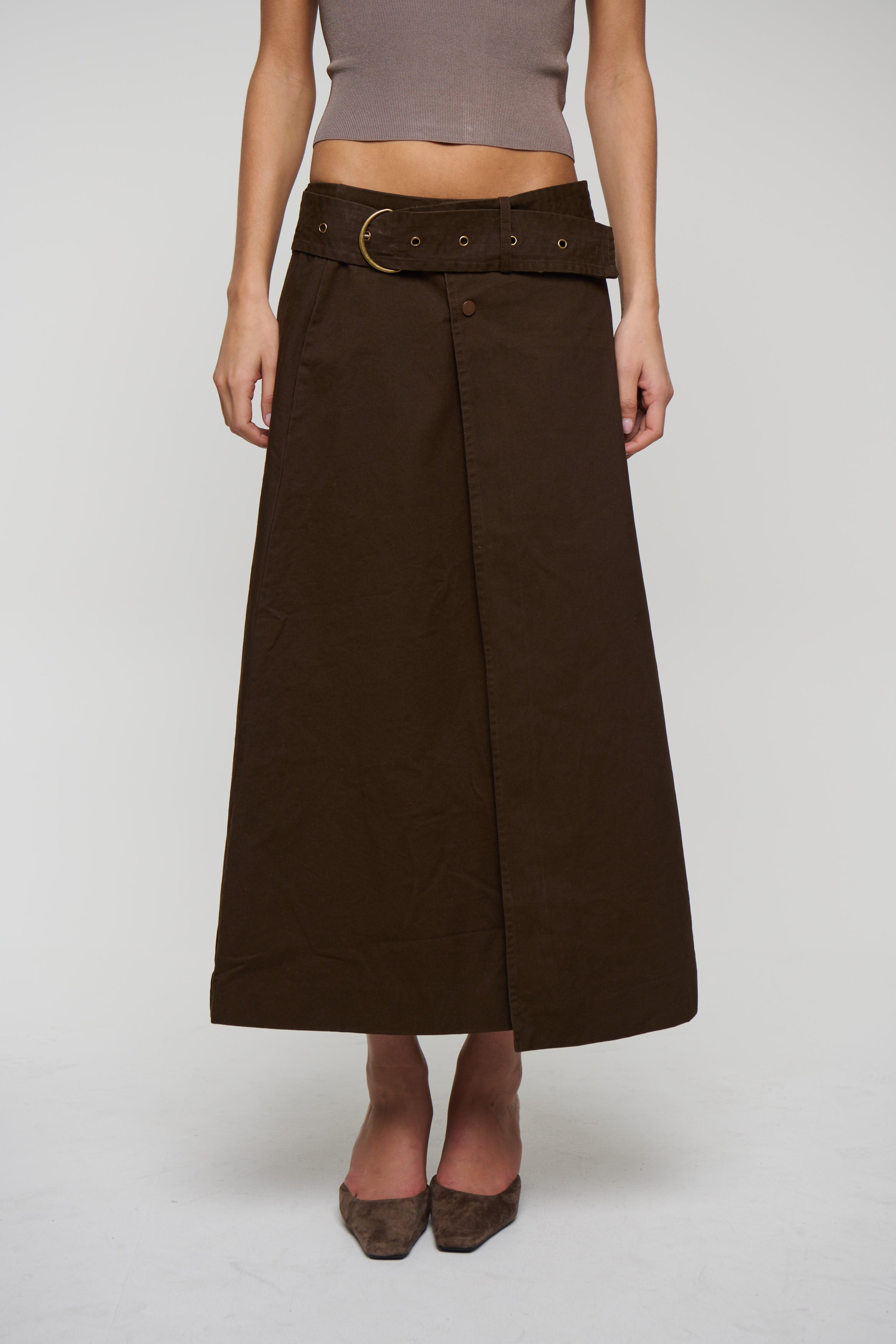 Tilba Skirt Chocolate