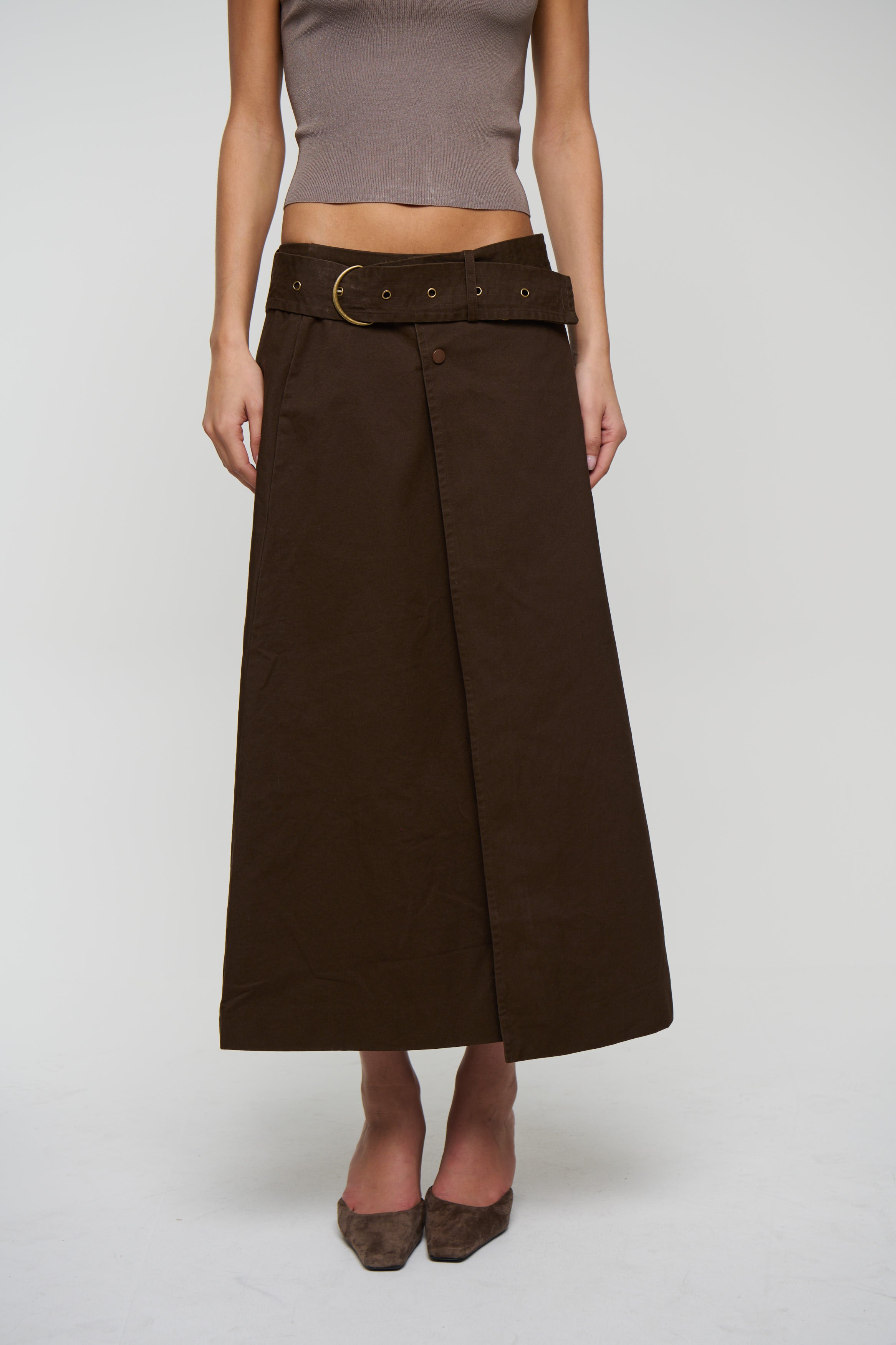 Tilba Skirt Chocolate