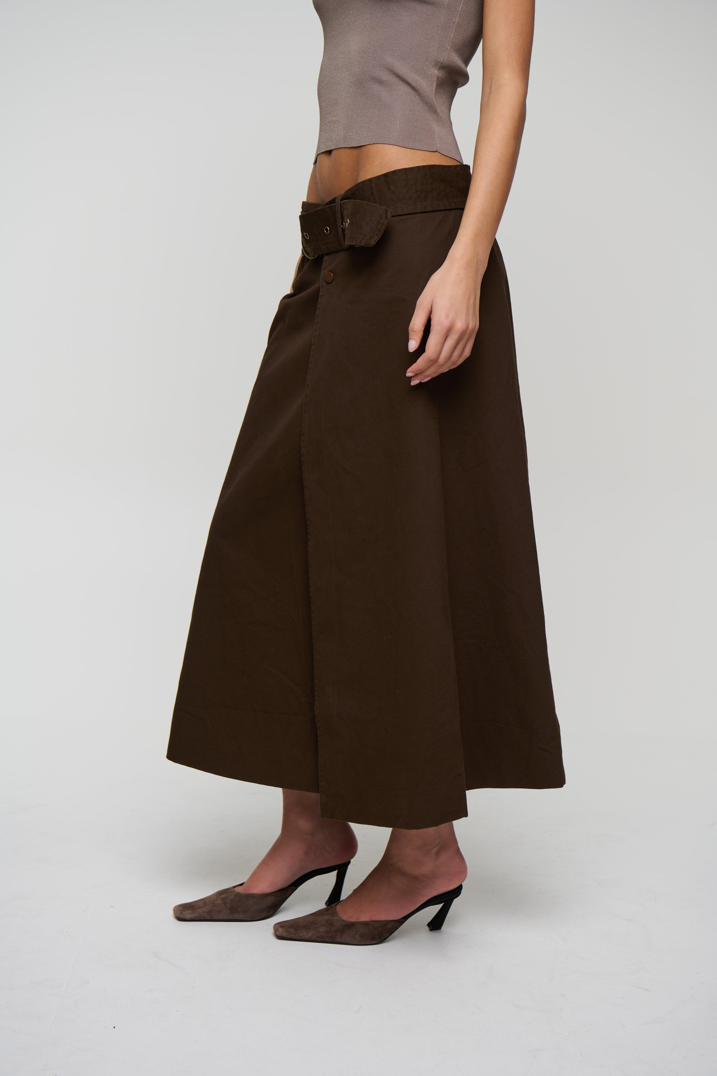 Tilba Skirt Chocolate