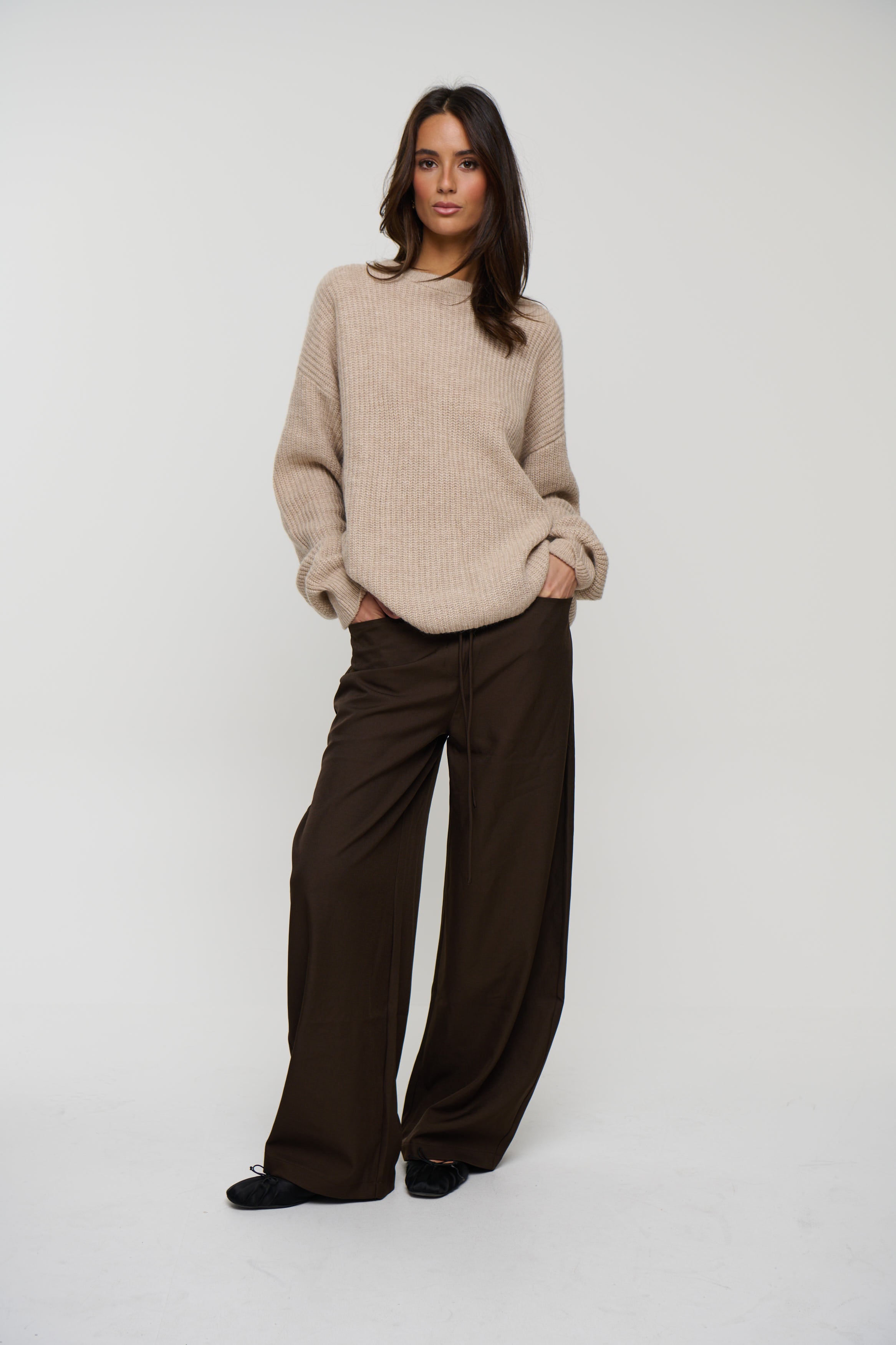Unisex Mohair Knit Oat