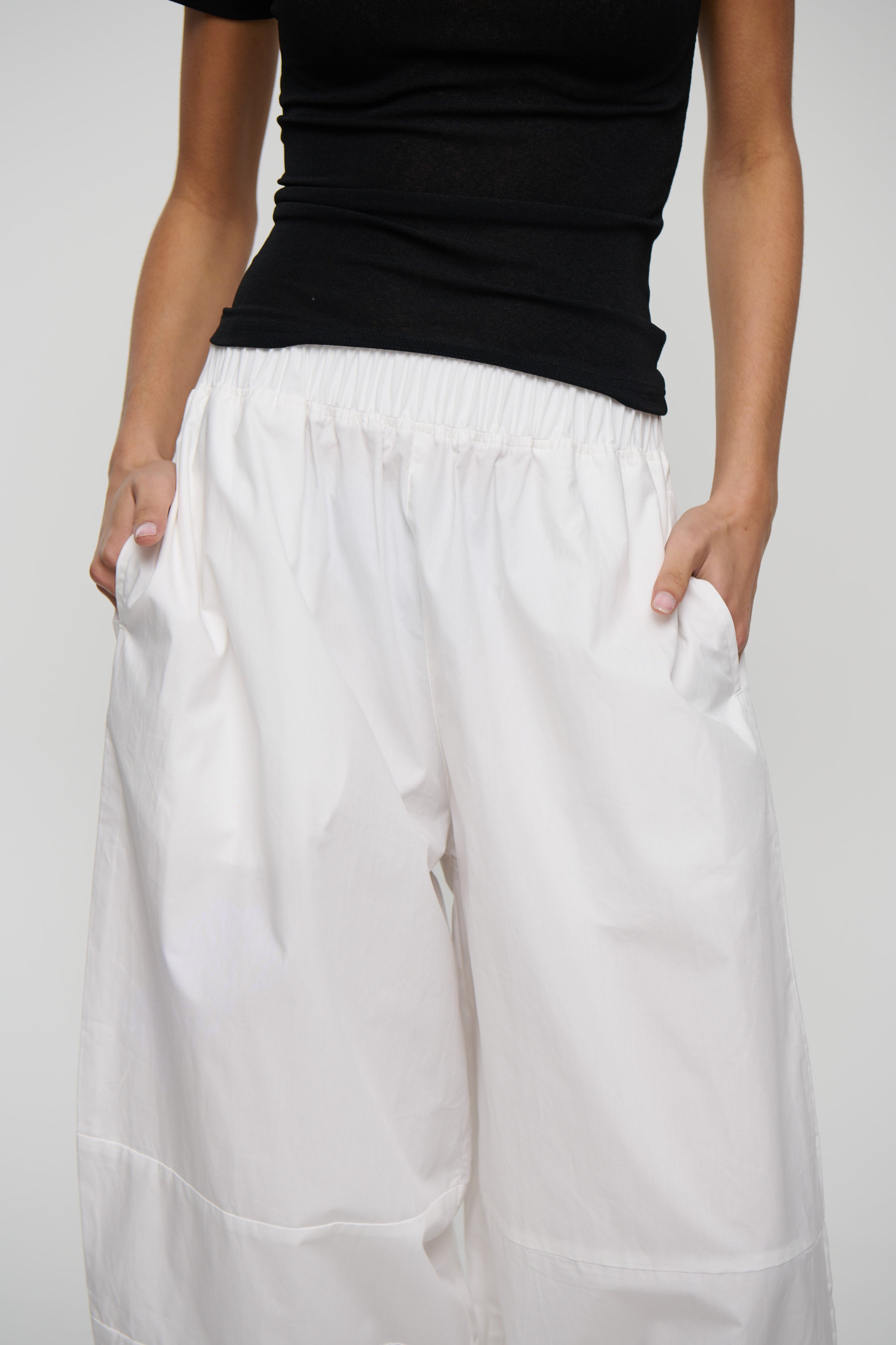 Unisex Julius Baggy Pant White