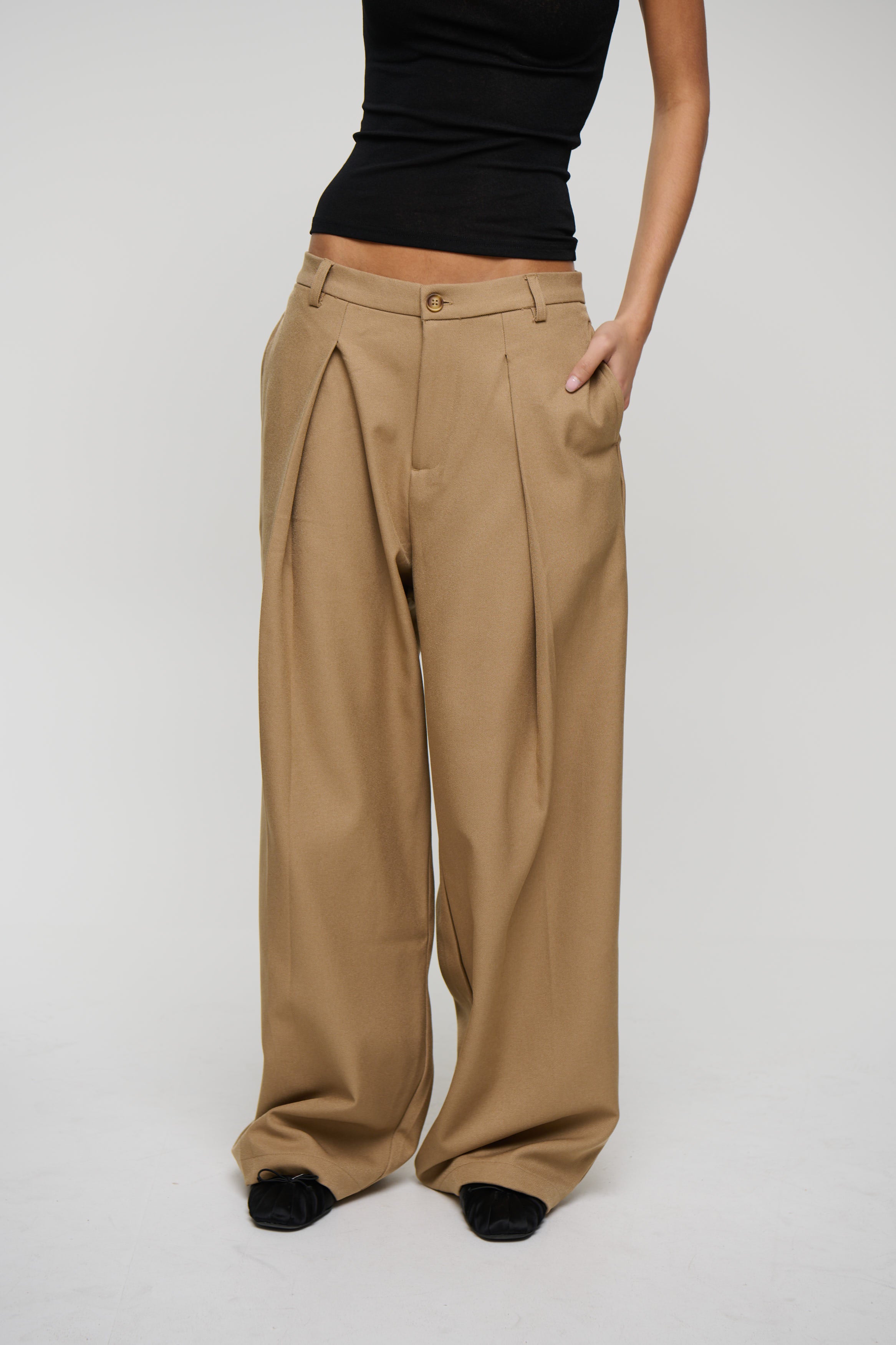 Unisex Josh Baggy Pant Sand