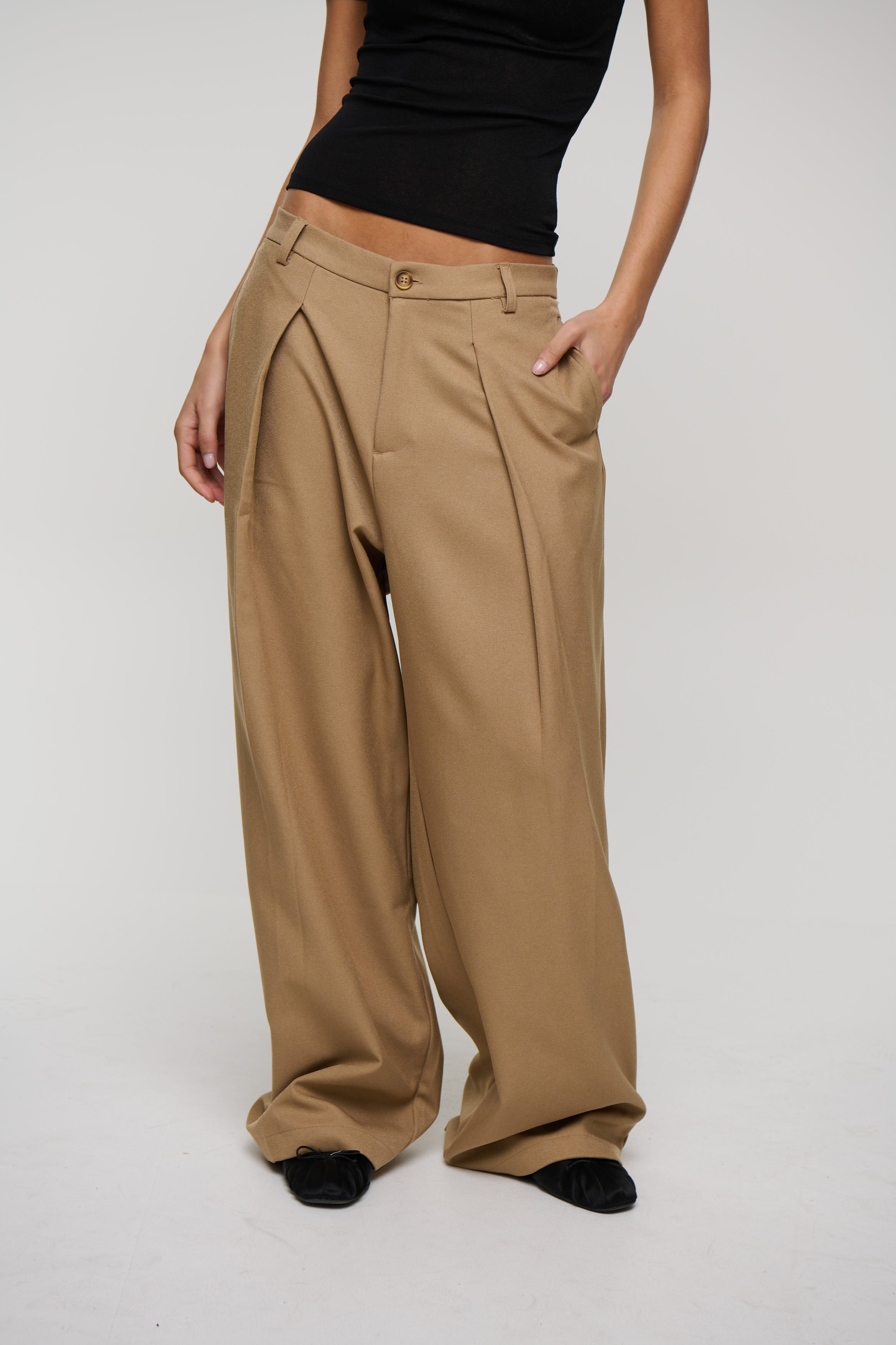 Unisex Josh Baggy Pant Sand