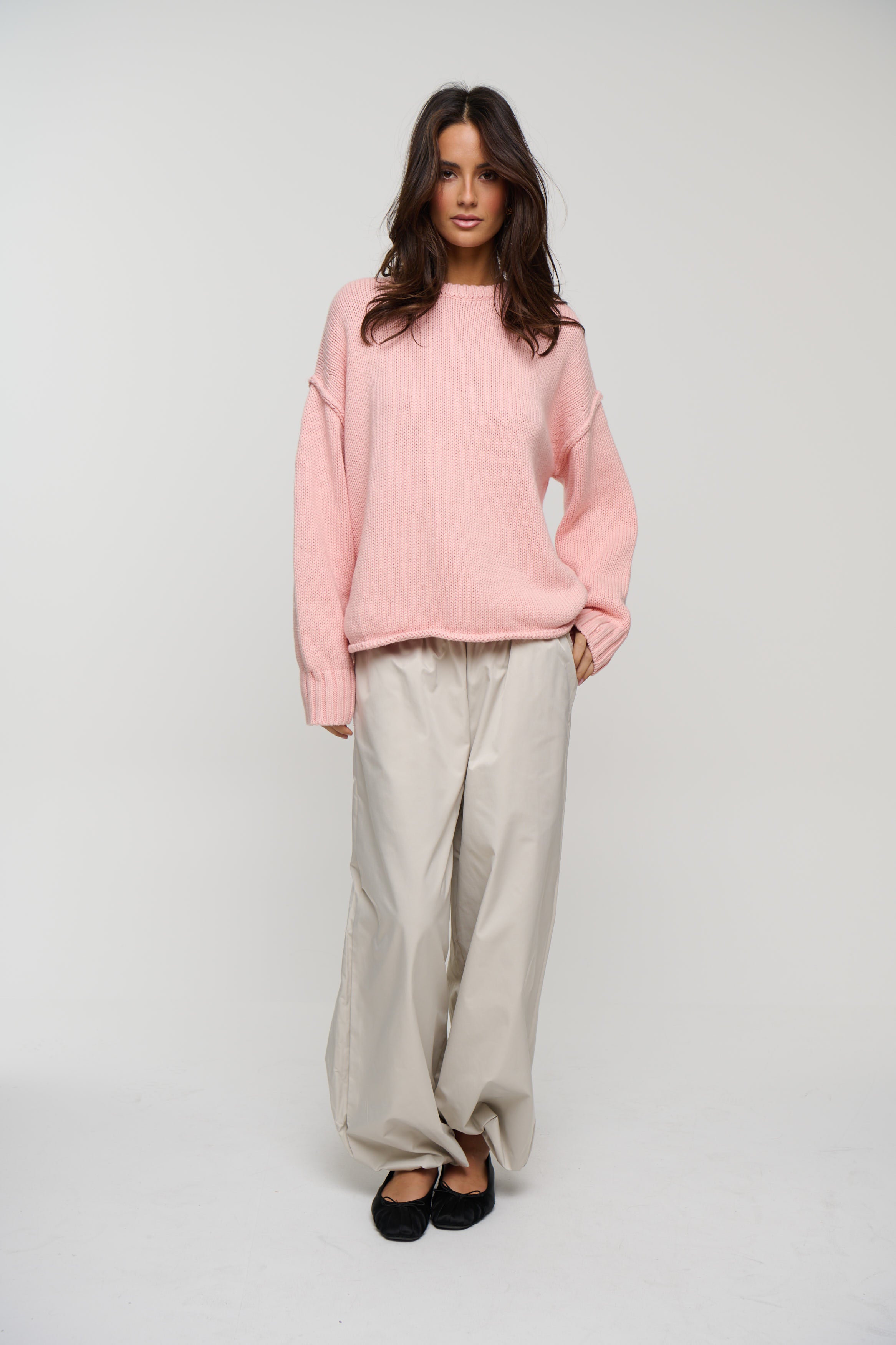 Nikova Knit Jumper Blush