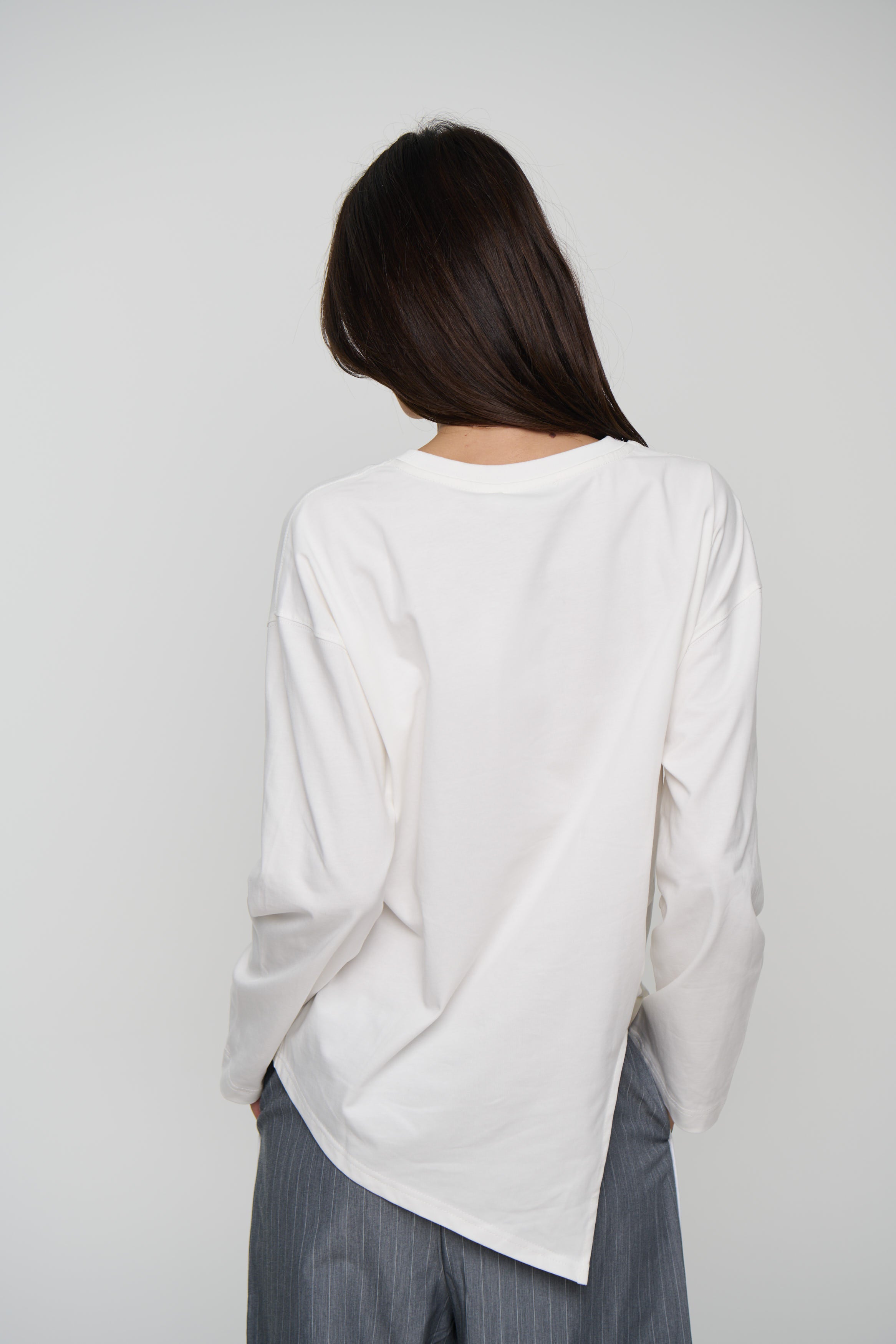 Blake Long Sleeve Tee Vanilla