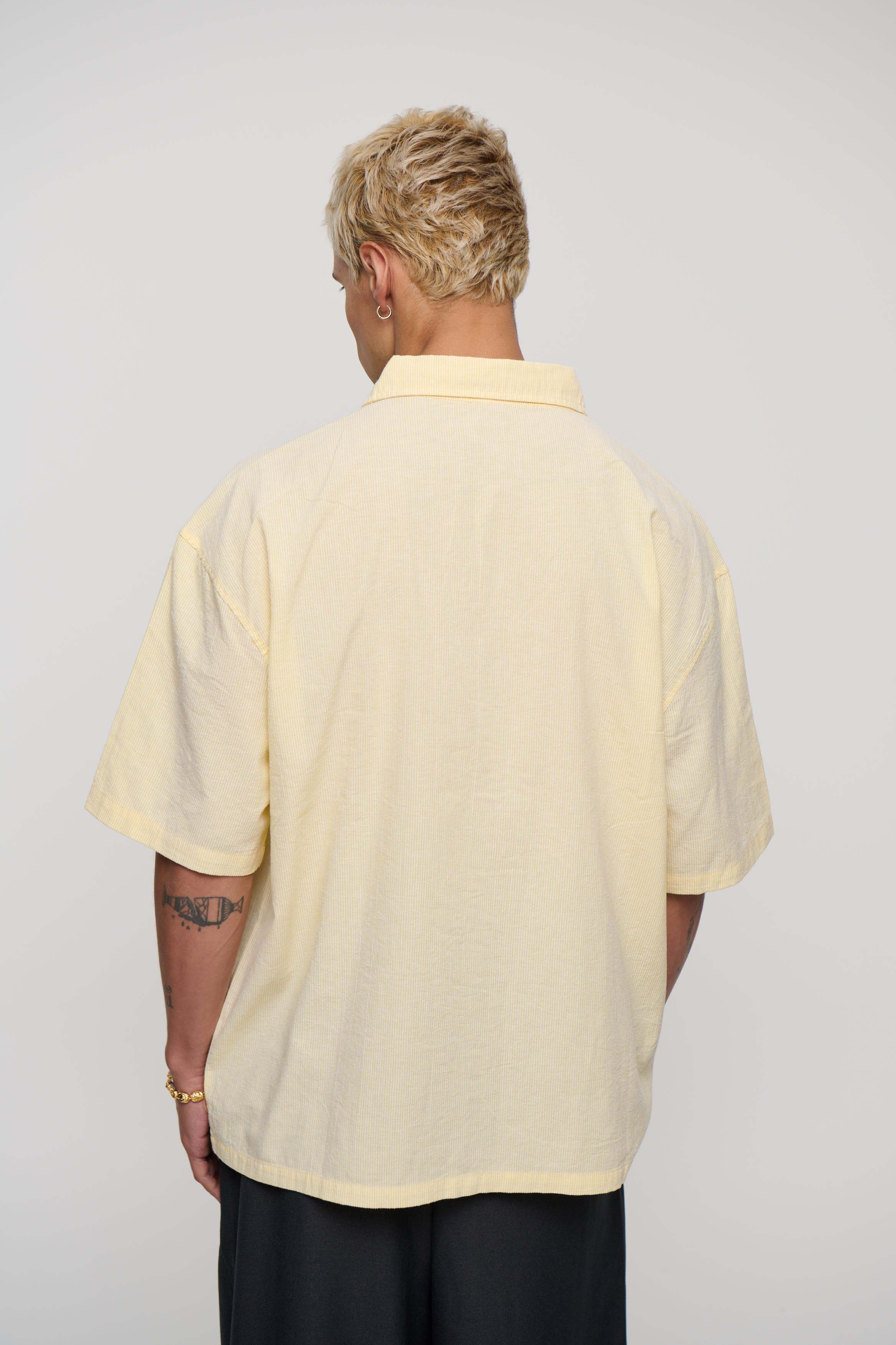 Nathaniel Drop Shirt Soft Yellow