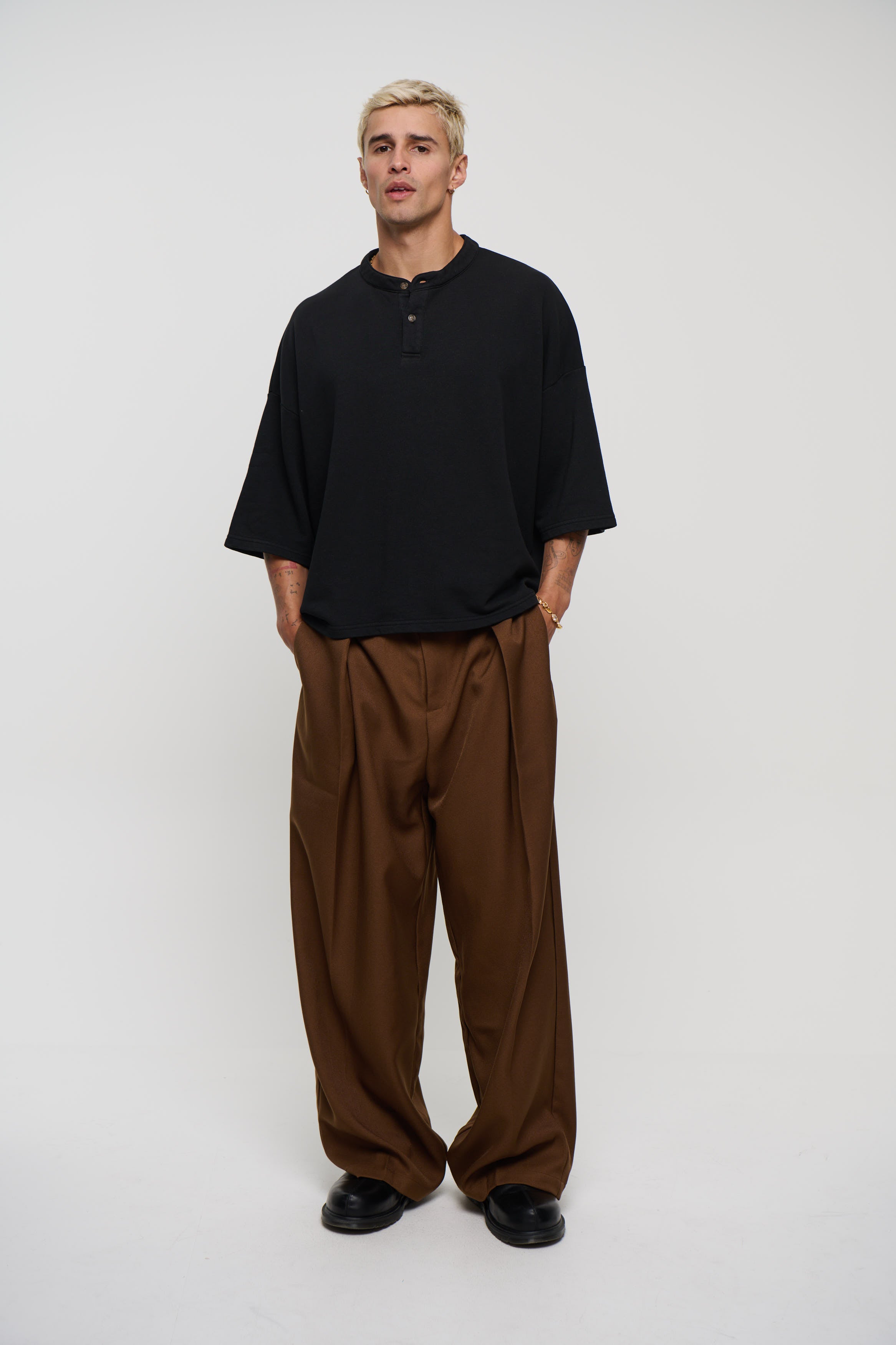 Josh Baggy Pant Choc