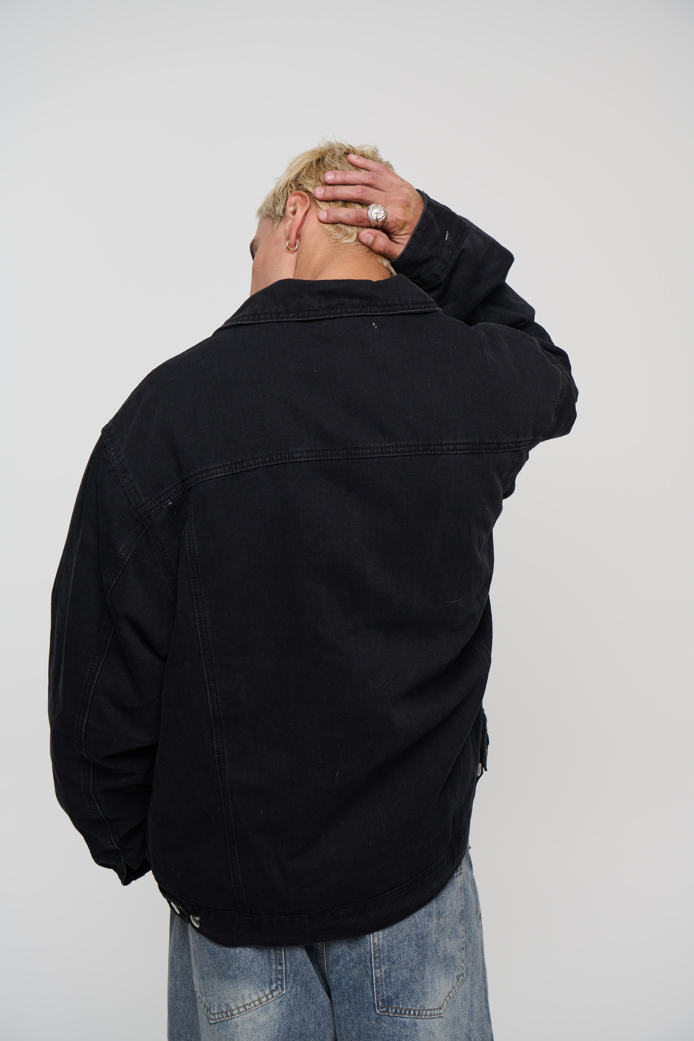 NTH Denim Lined Jacket Black