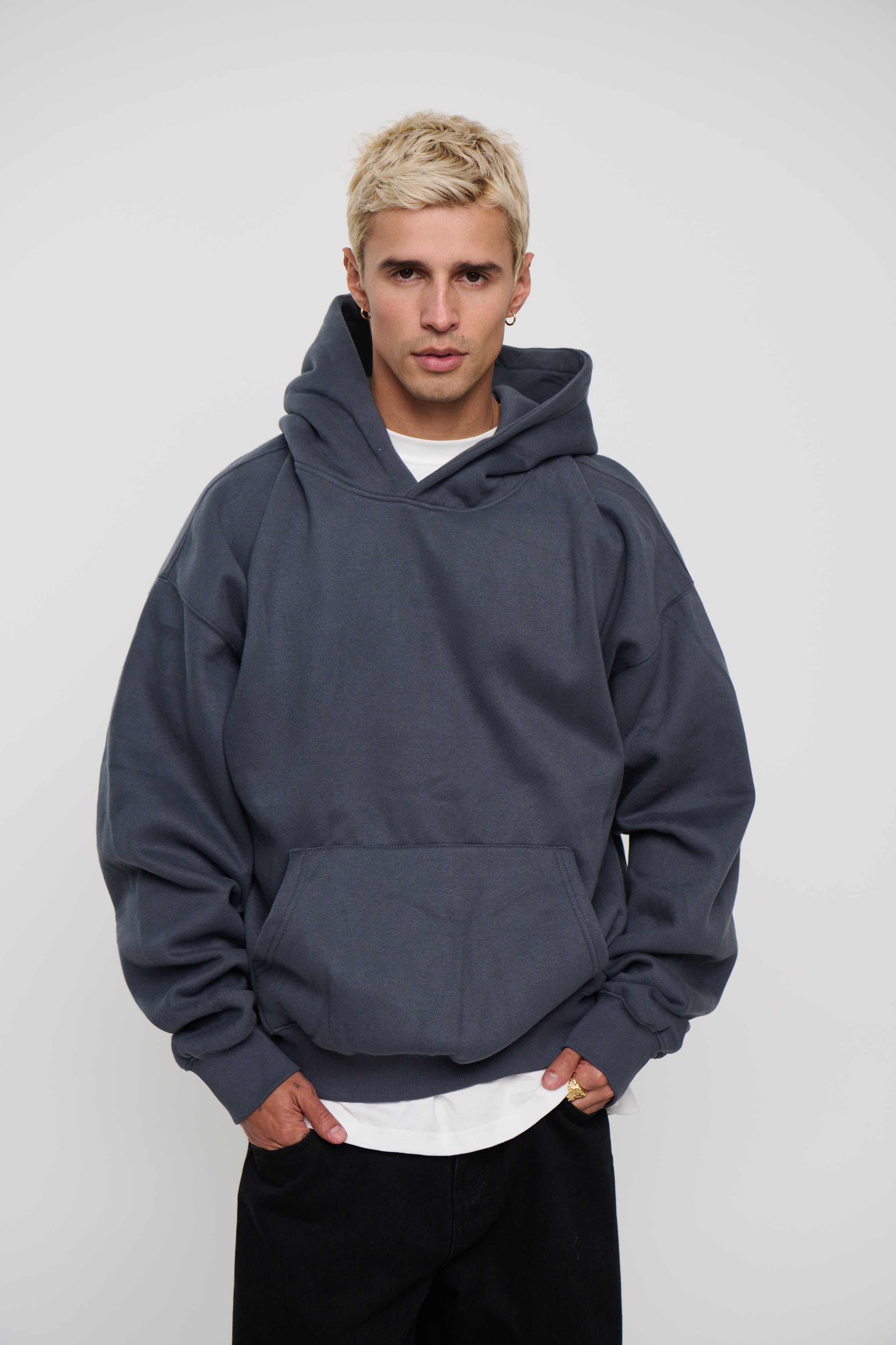 Heavyweight Comfort Hoodie Dark Grey