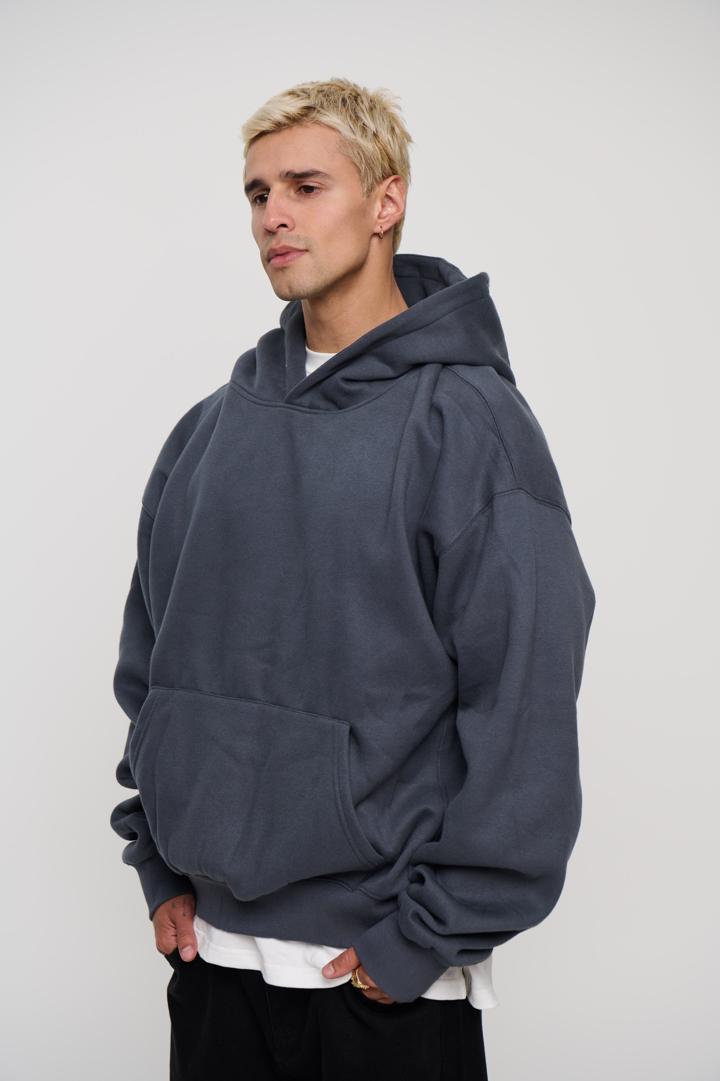 Heavyweight Comfort Hoodie Dark Grey