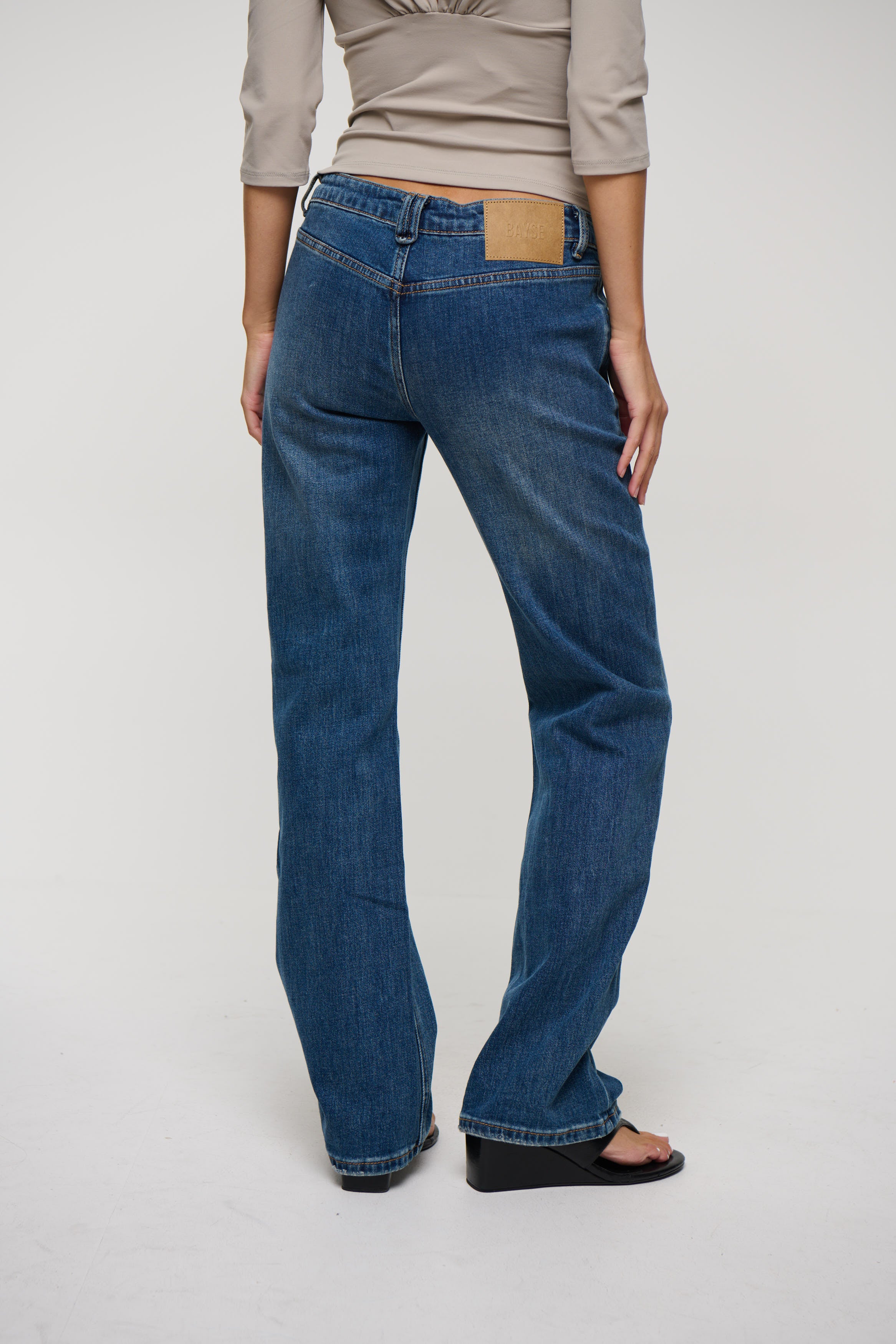 Dollie Stretch Bootleg Jean Blue Haze
