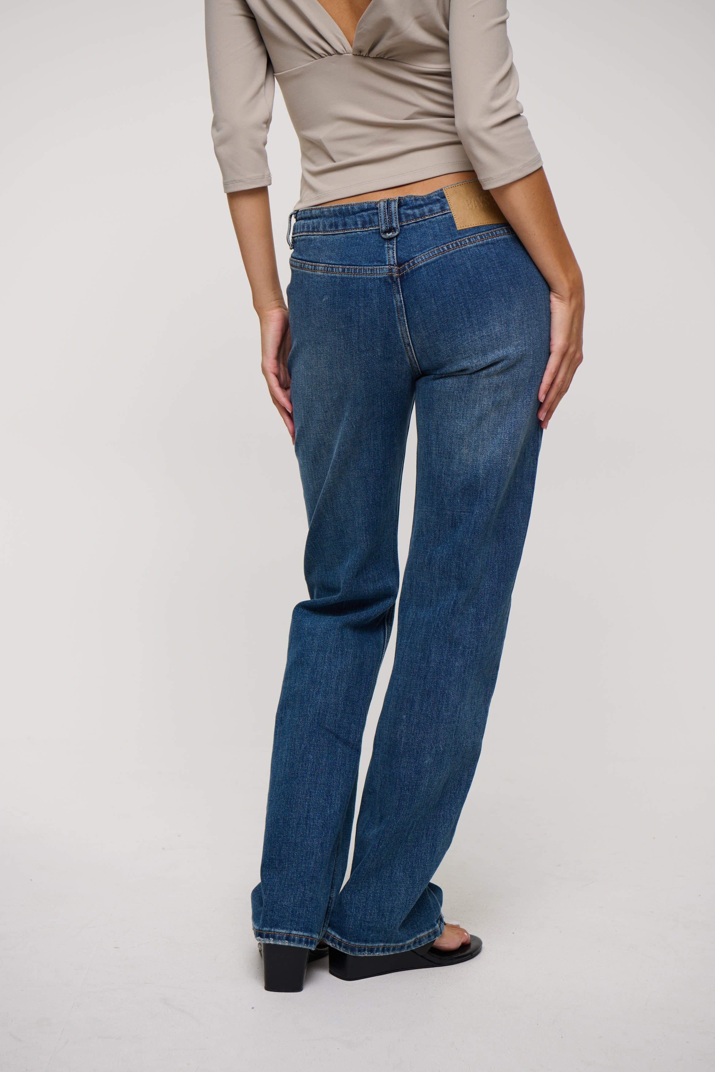 Dollie Stretch Bootleg Jean Blue Haze