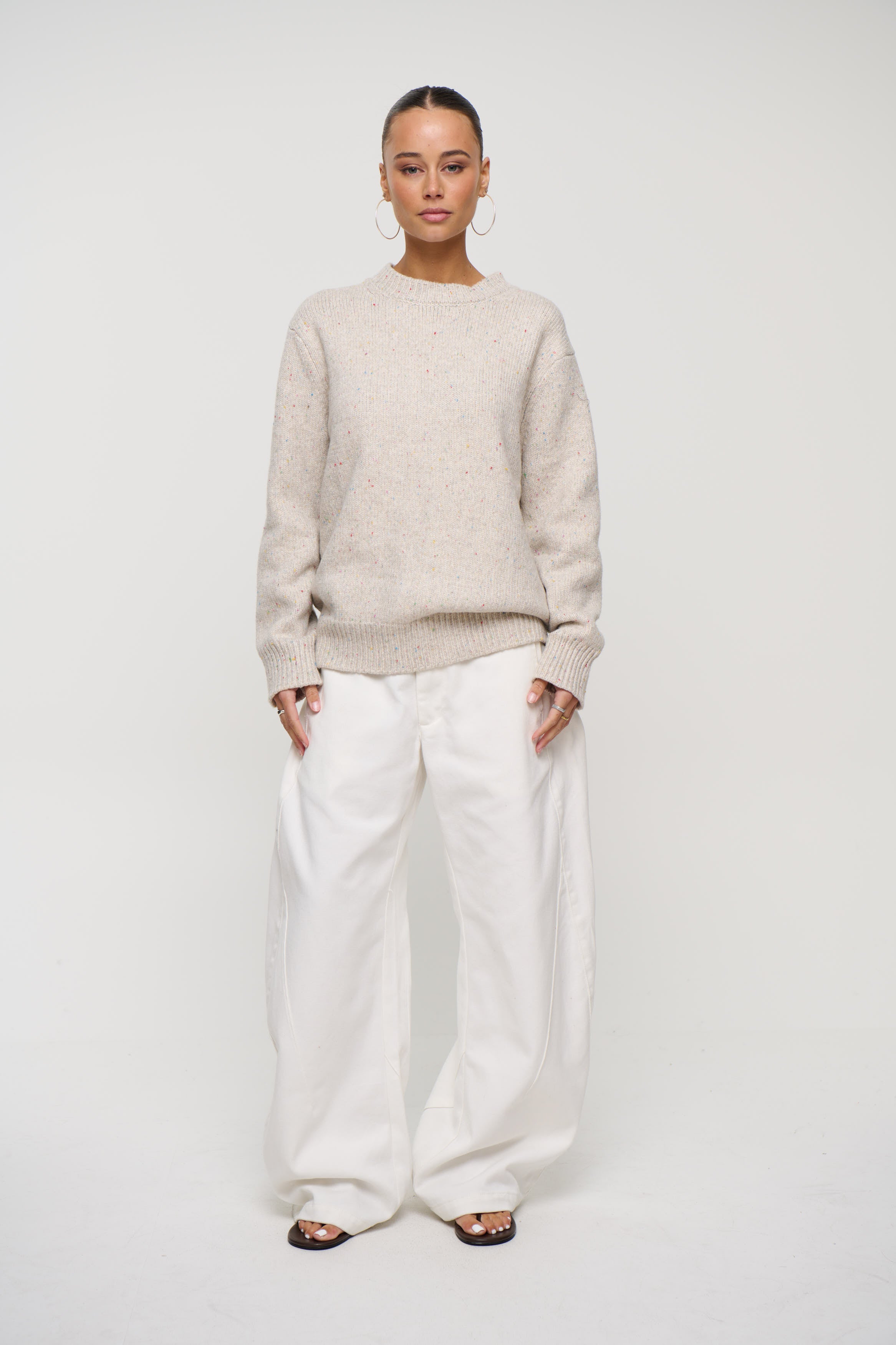 Marlow Knitted Sweater Cream