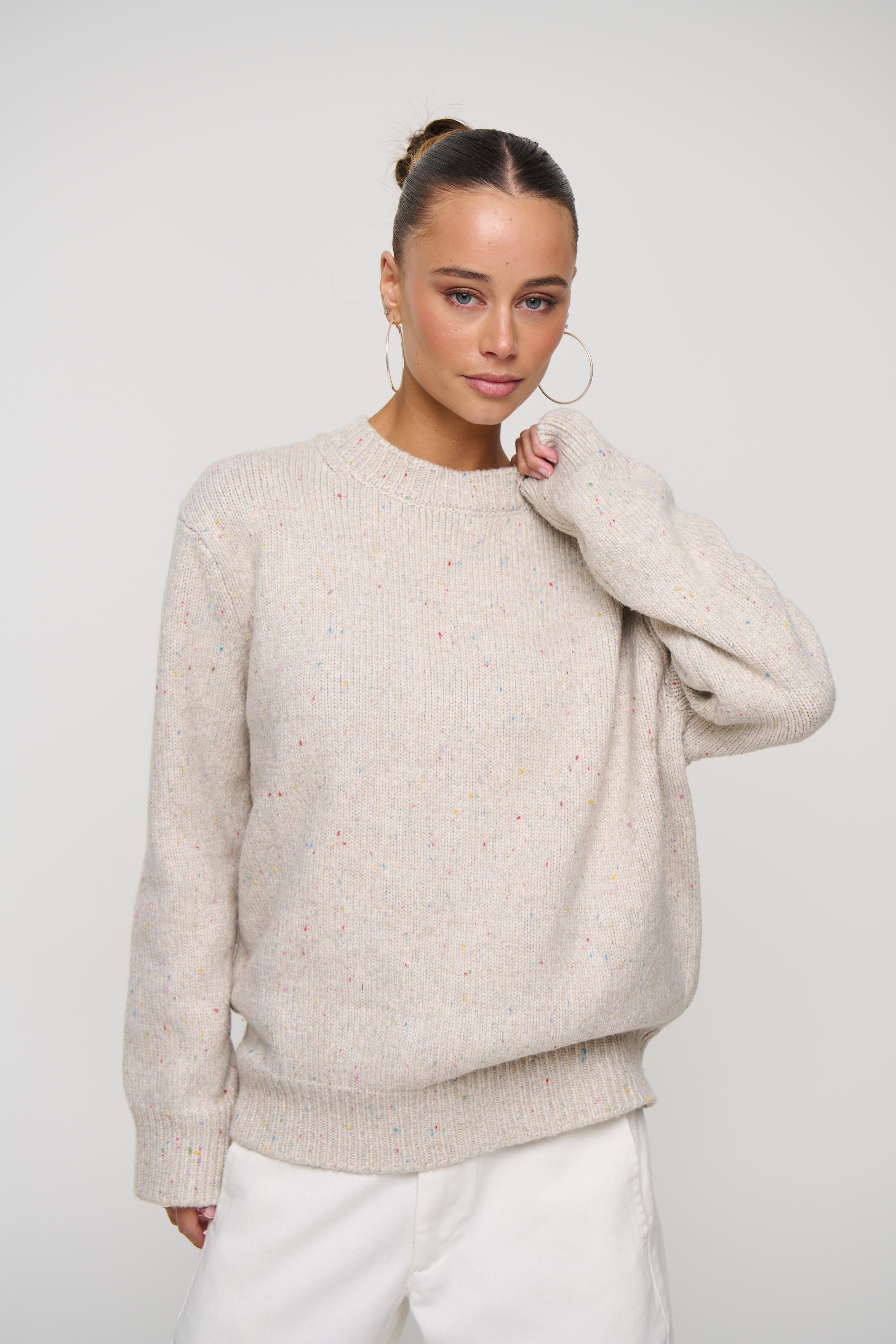 Marlow Knitted Sweater Cream
