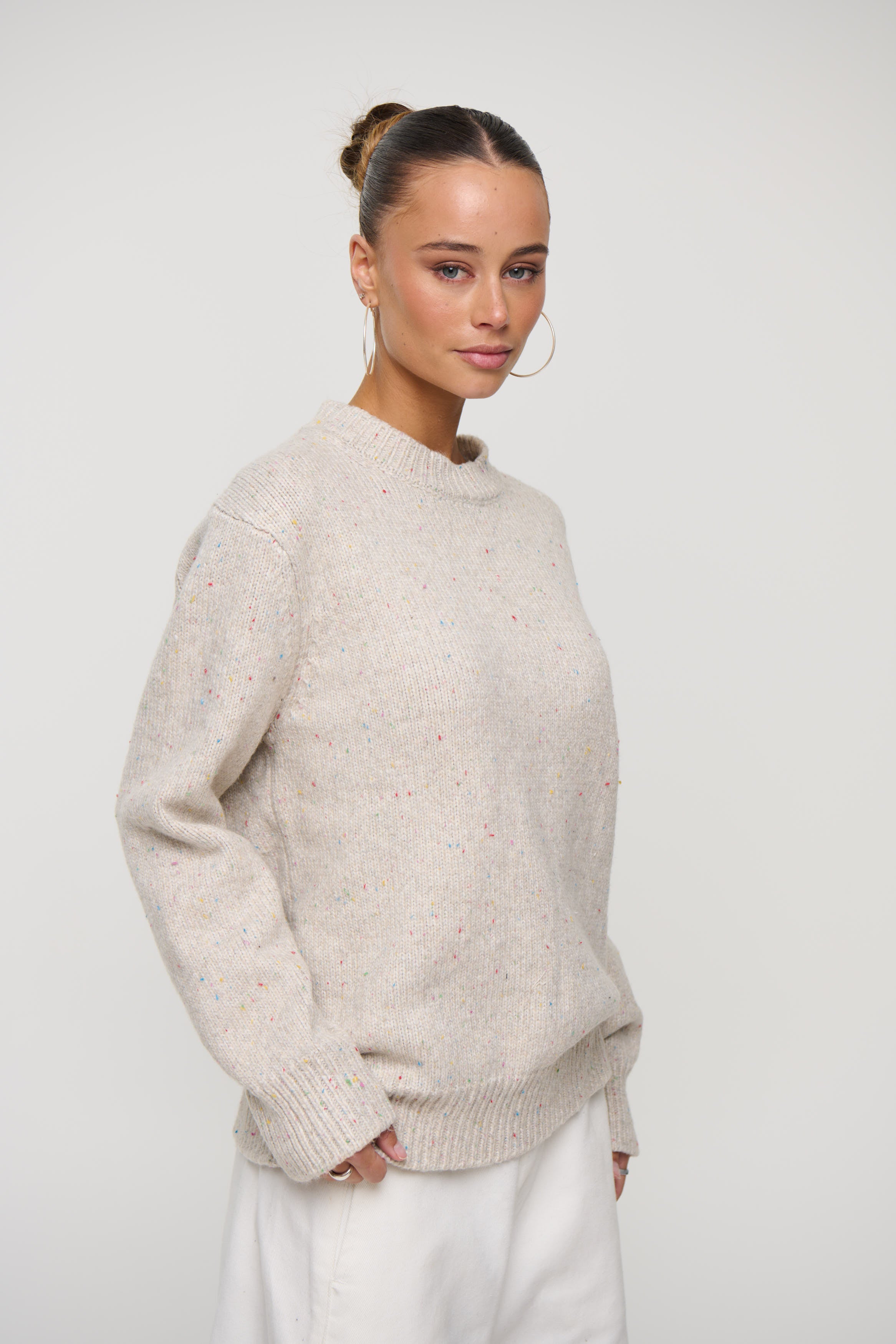 Marlow Knitted Sweater Cream