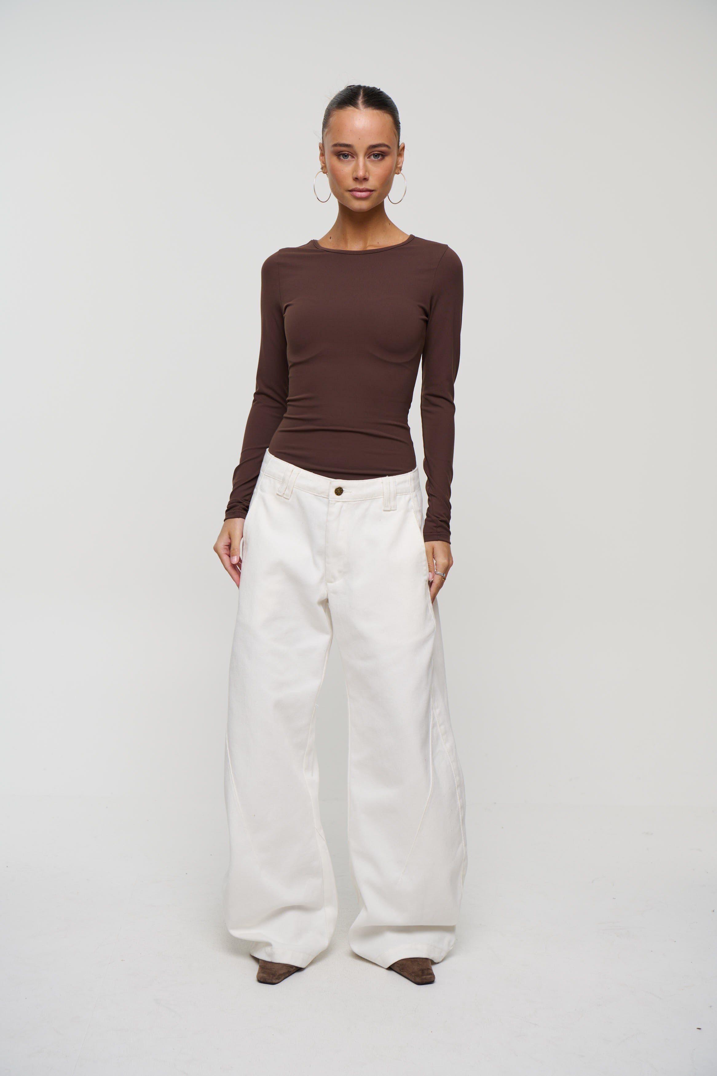 Arla Bodysuit Chocolate