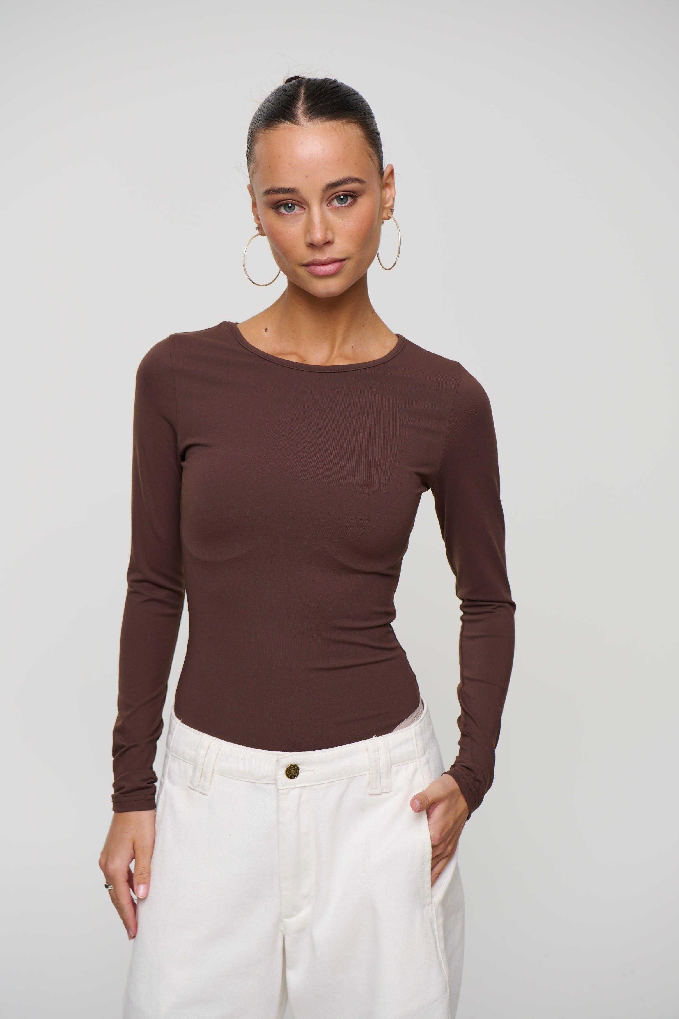 Arla Bodysuit Chocolate