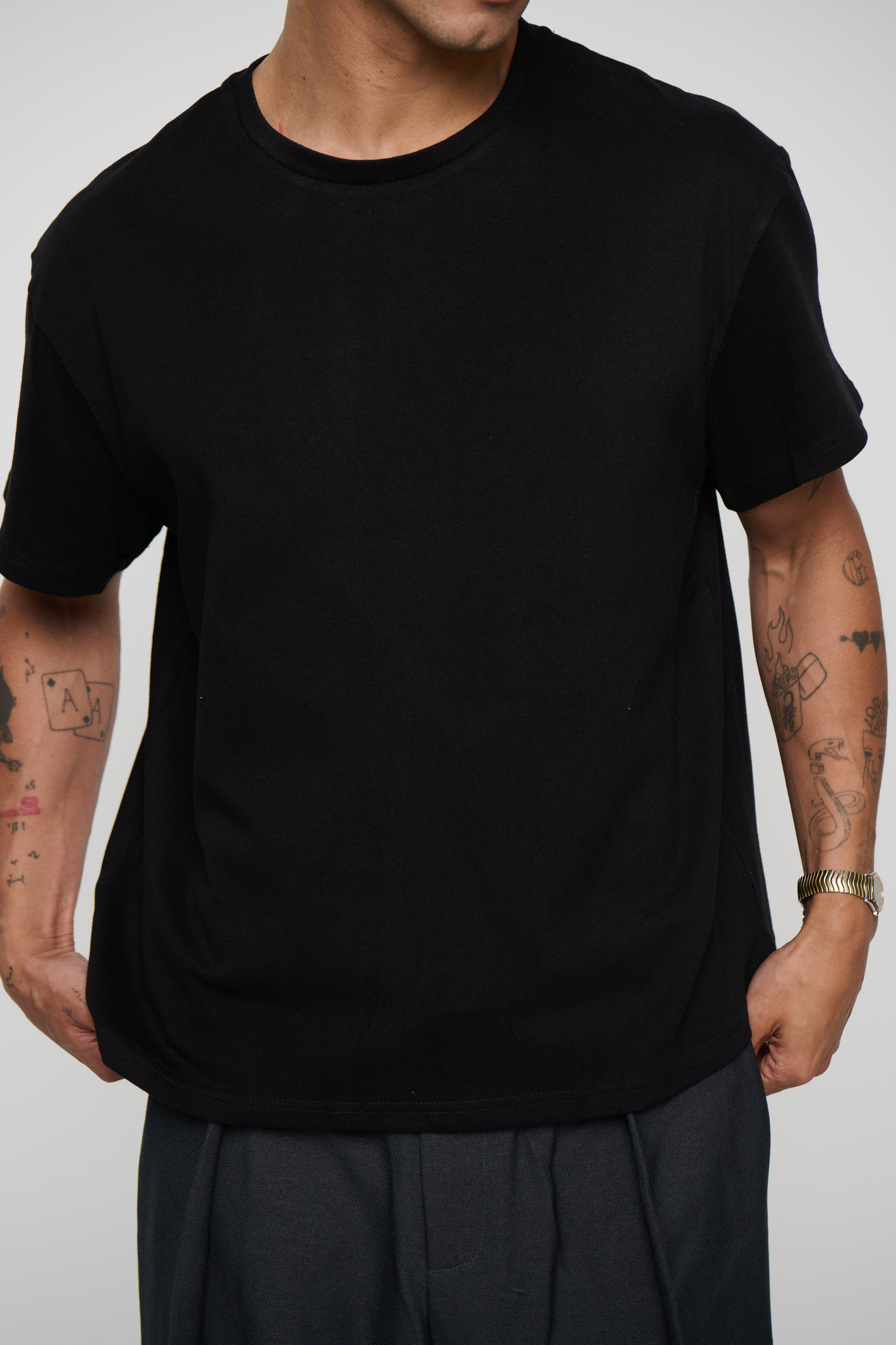 Roland Stretch Tee Black