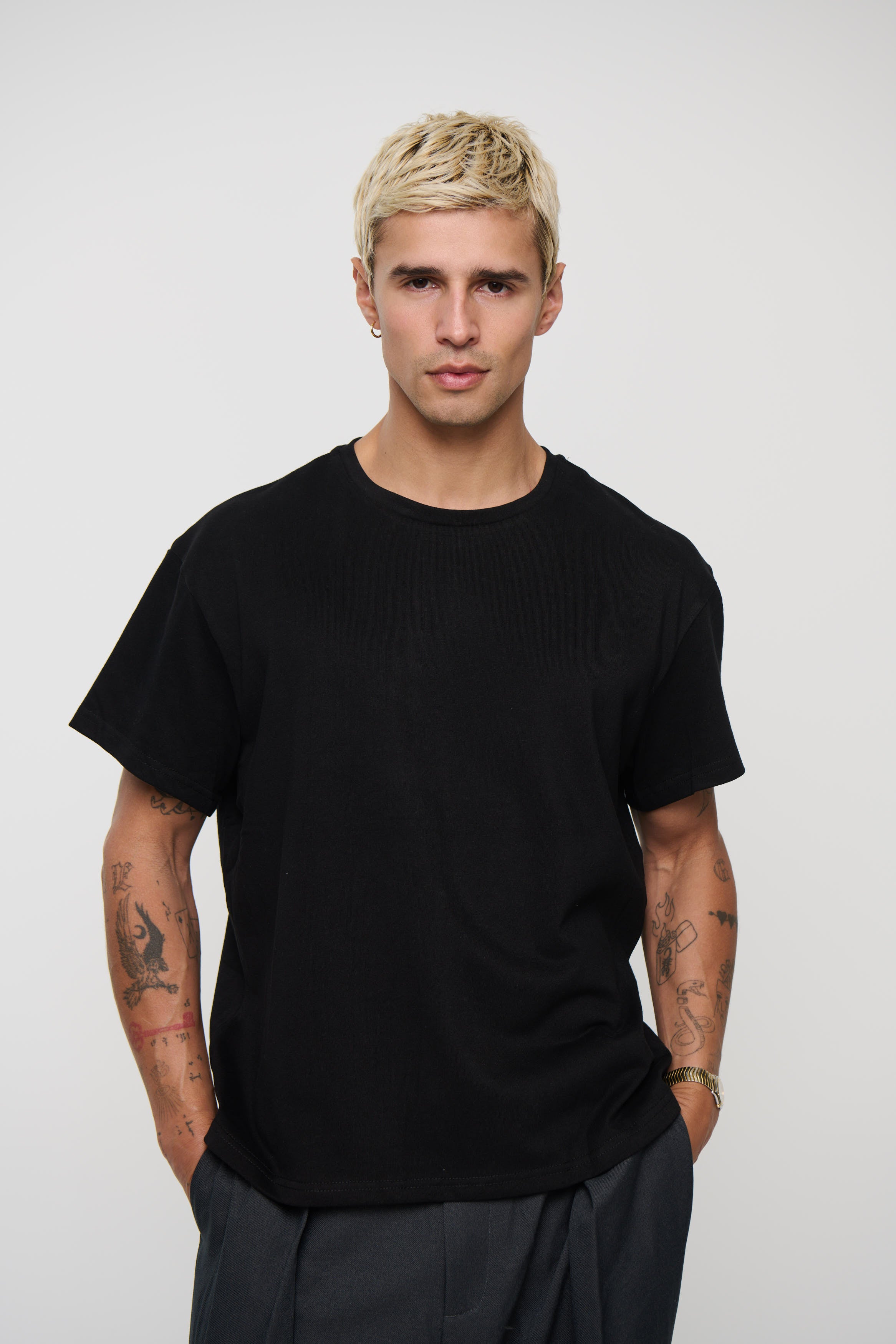 Roland Stretch Tee Black